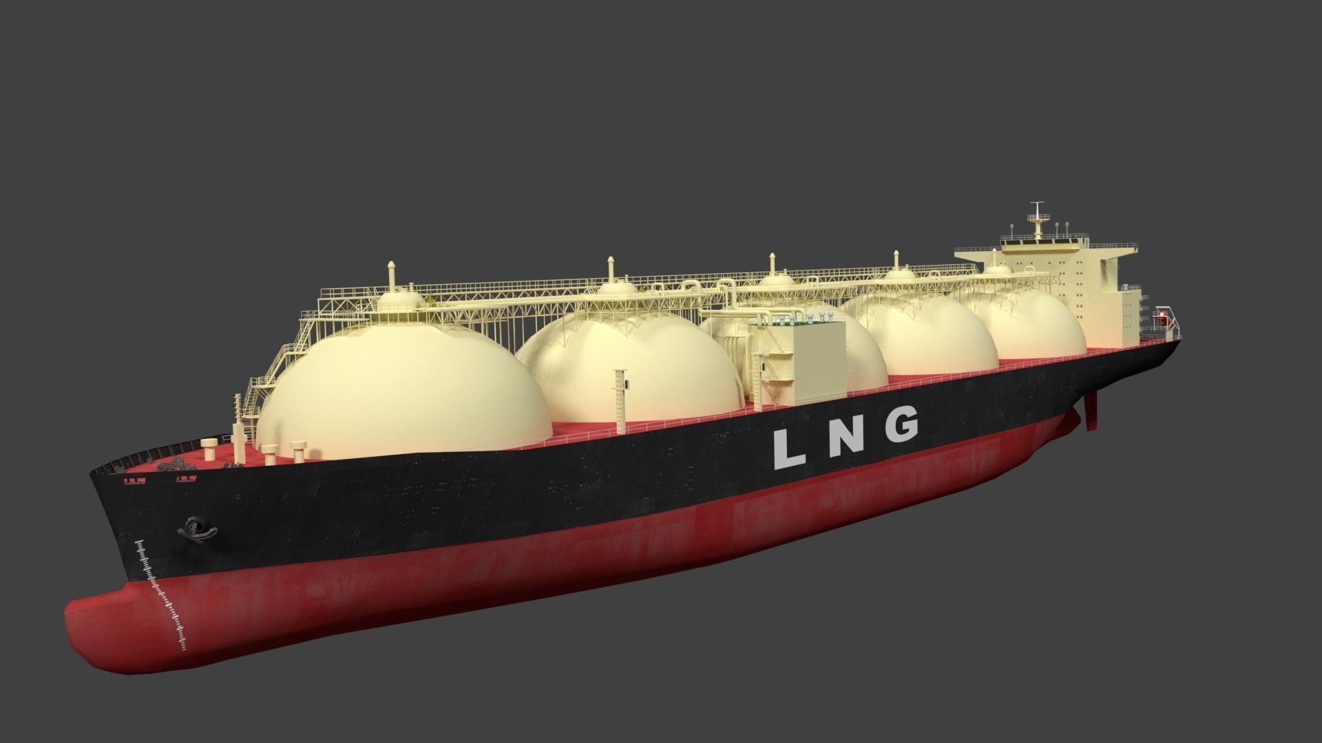 LNG Ship 3D model_1