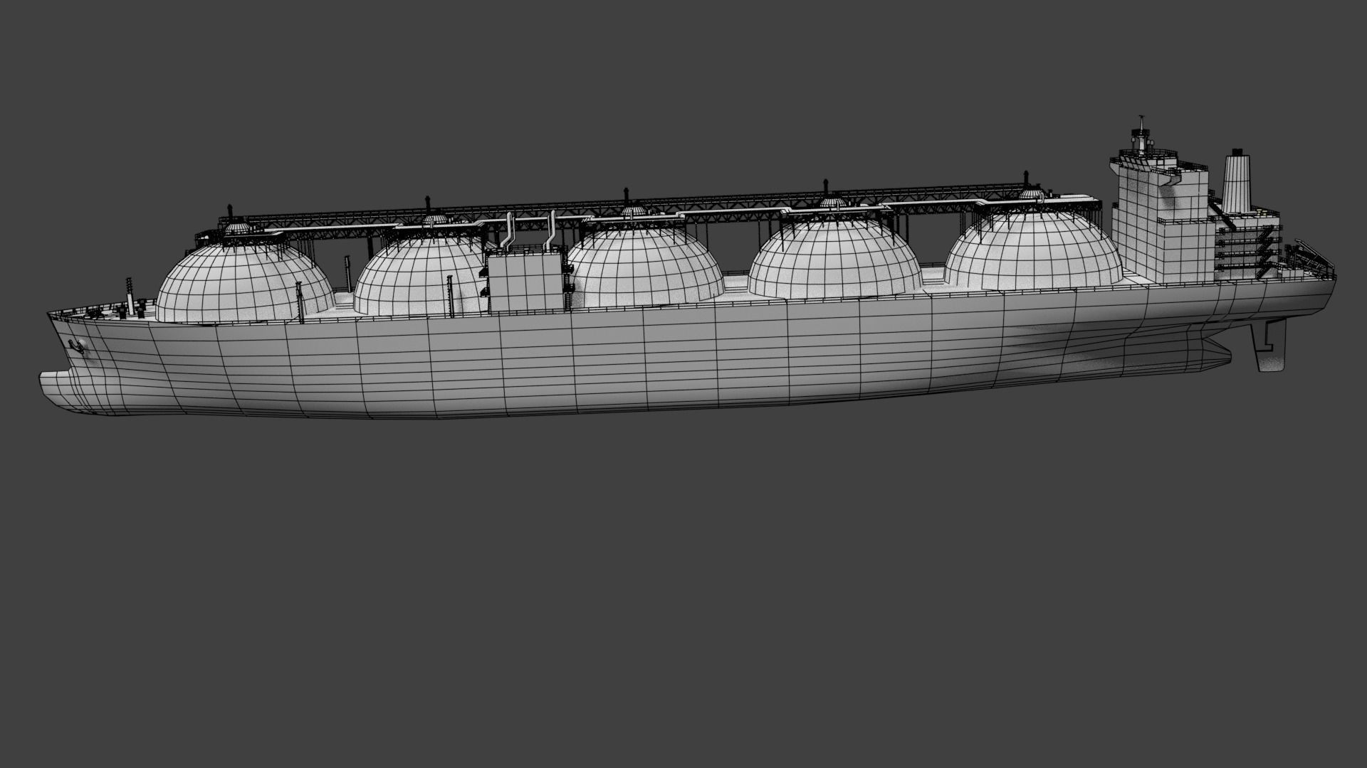 LNG Ship 3D model_9