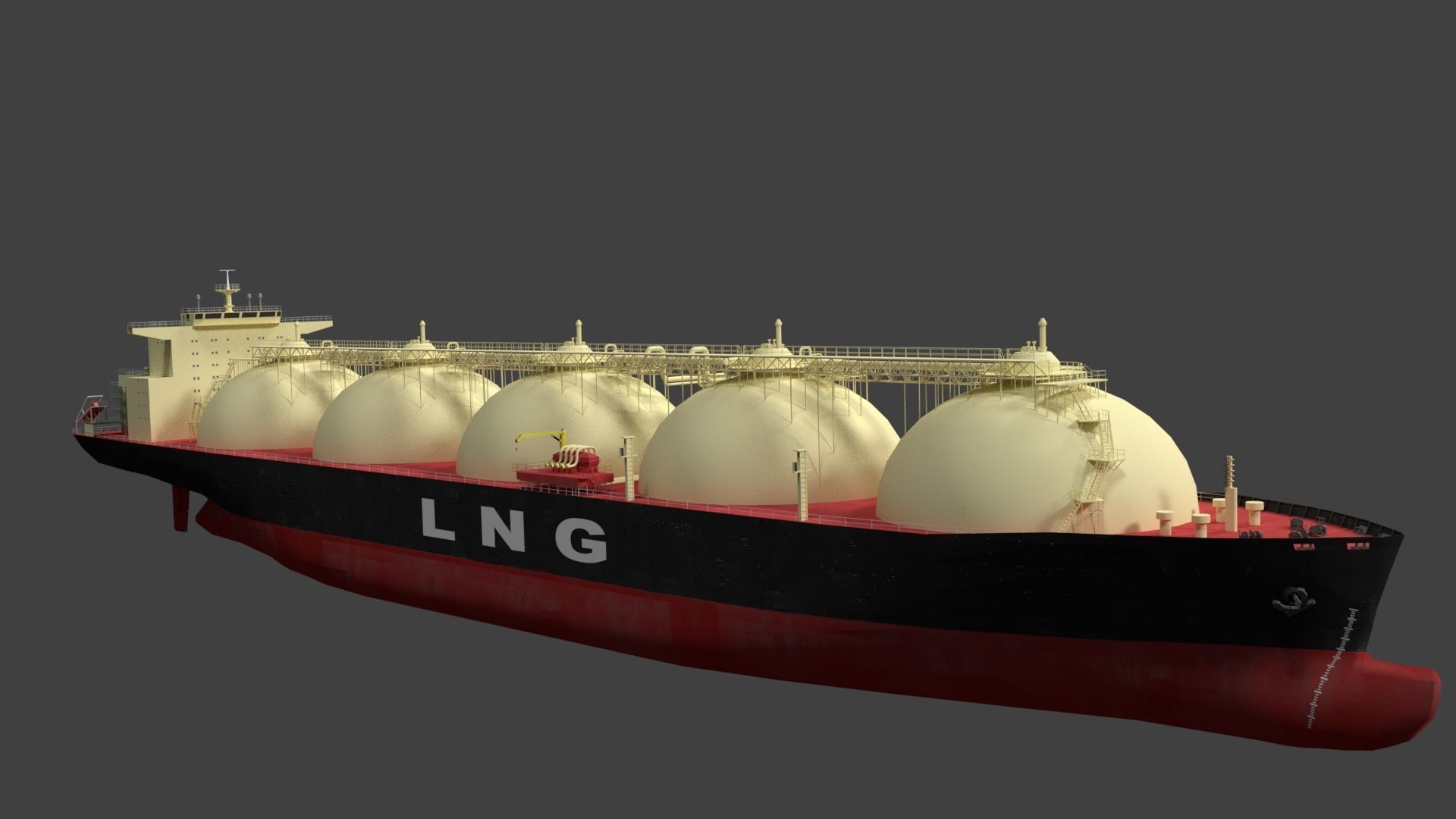 LNG Ship 3D model_3