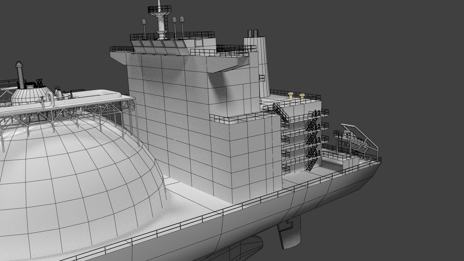 LNG Ship 3D model_10