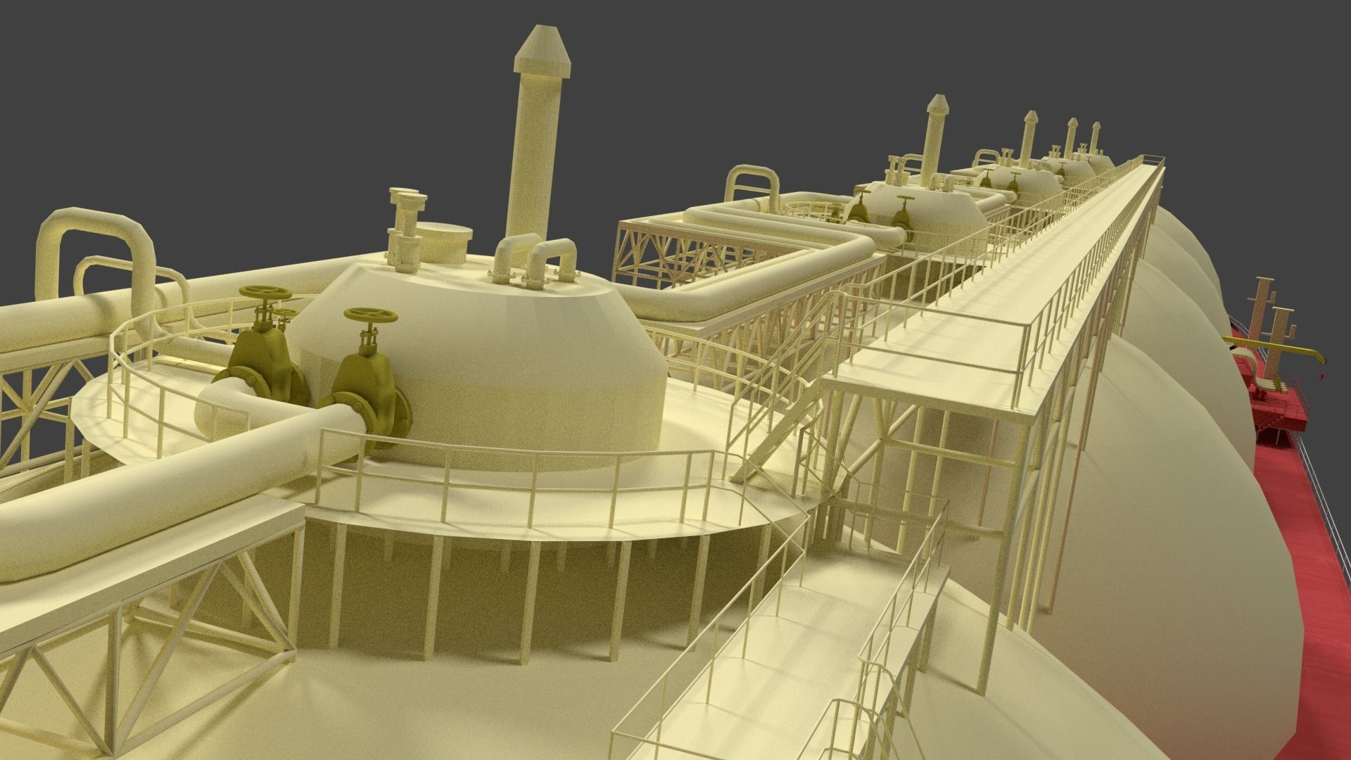 LNG Ship 3D model_6