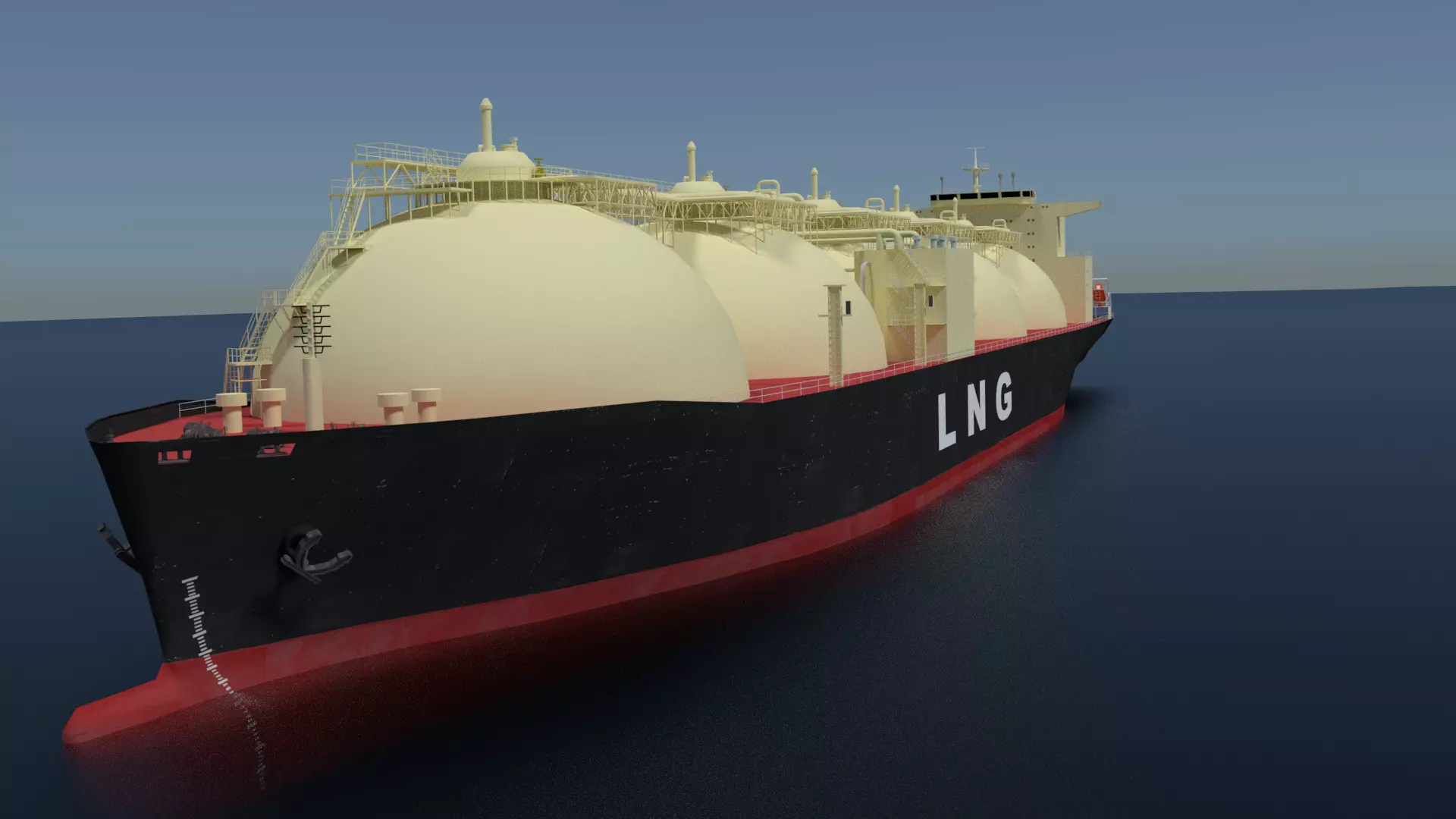 LNG Ship 3D model_0