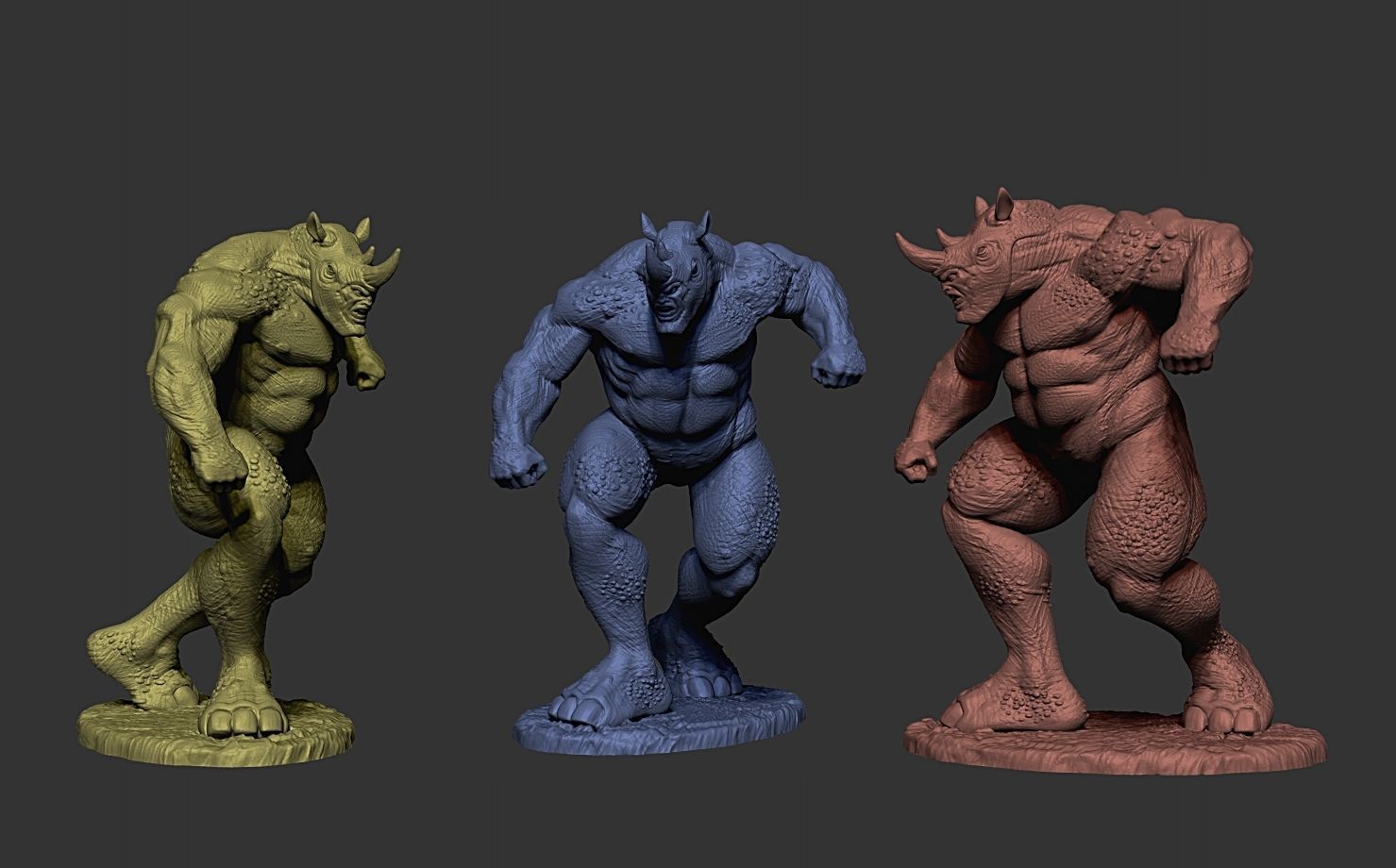RHINO MARVEL  3D print model_1