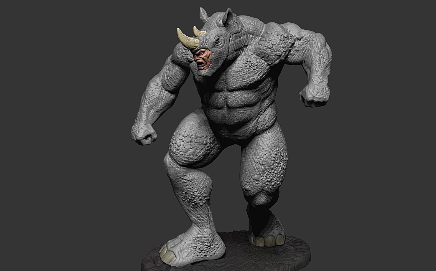 RHINO MARVEL  3D print model_2