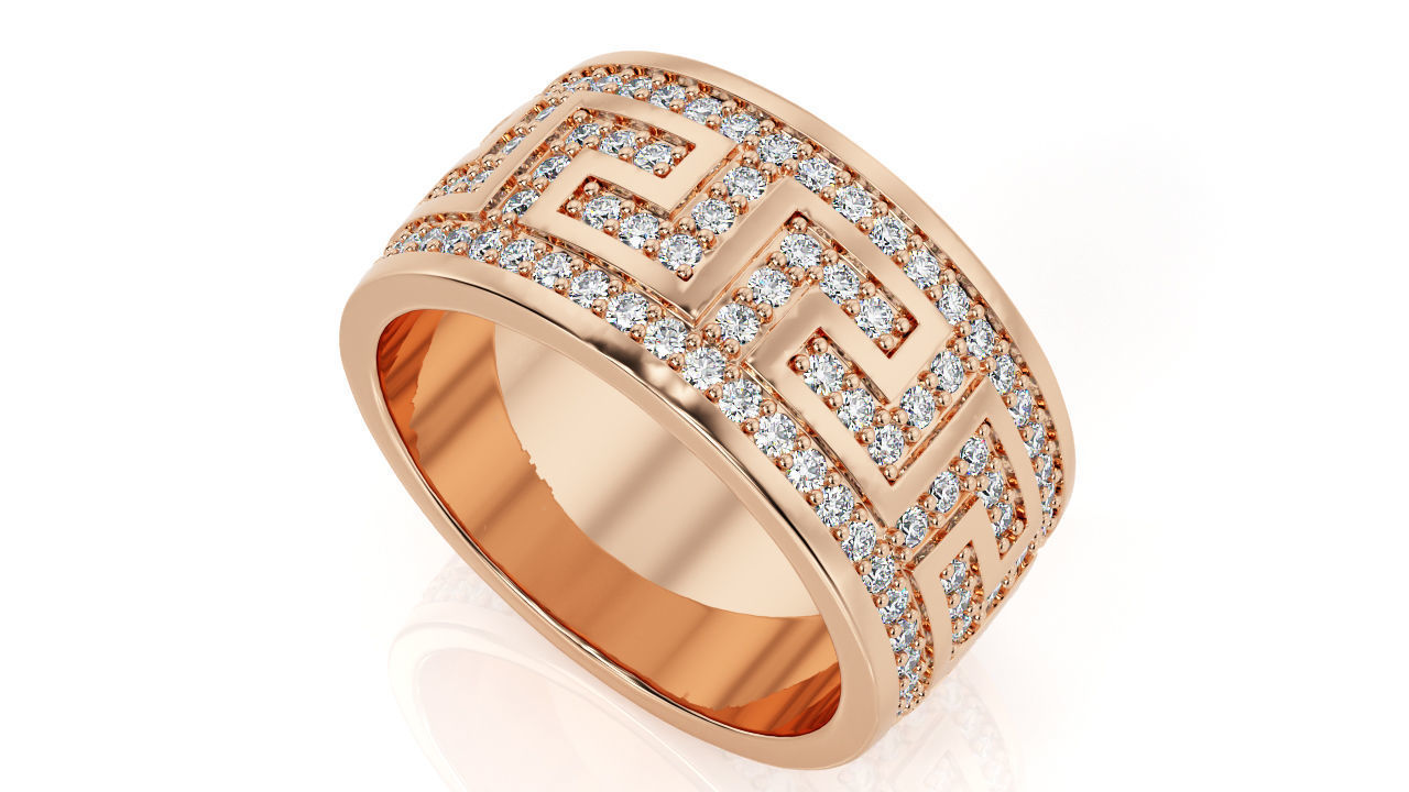 Ring Band R 0050 3D print model_1