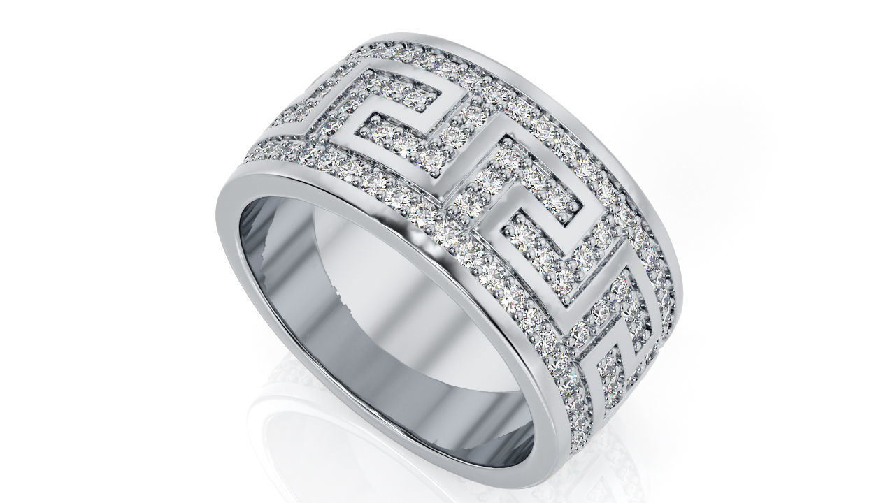 Ring Band R 0050 3D print model_2