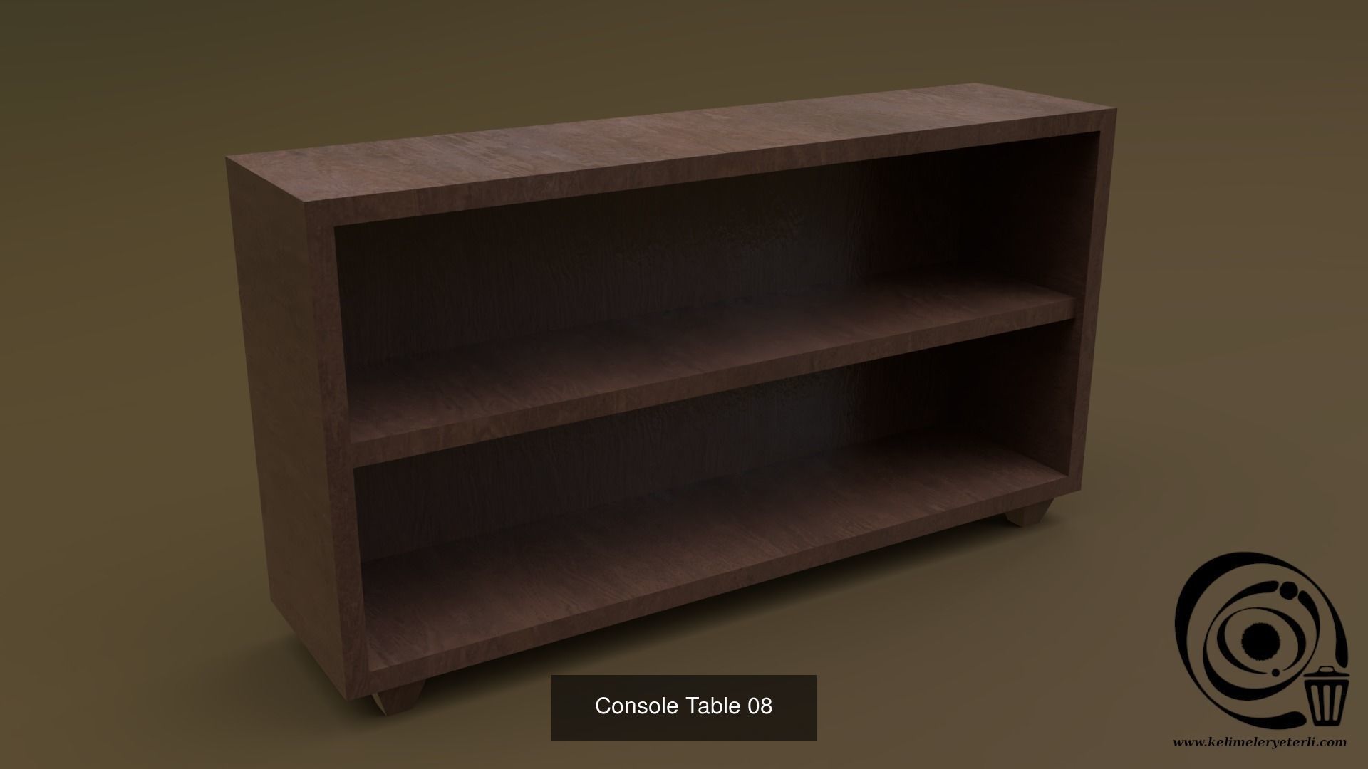 Console Table Set 03 3D Model Collection_18