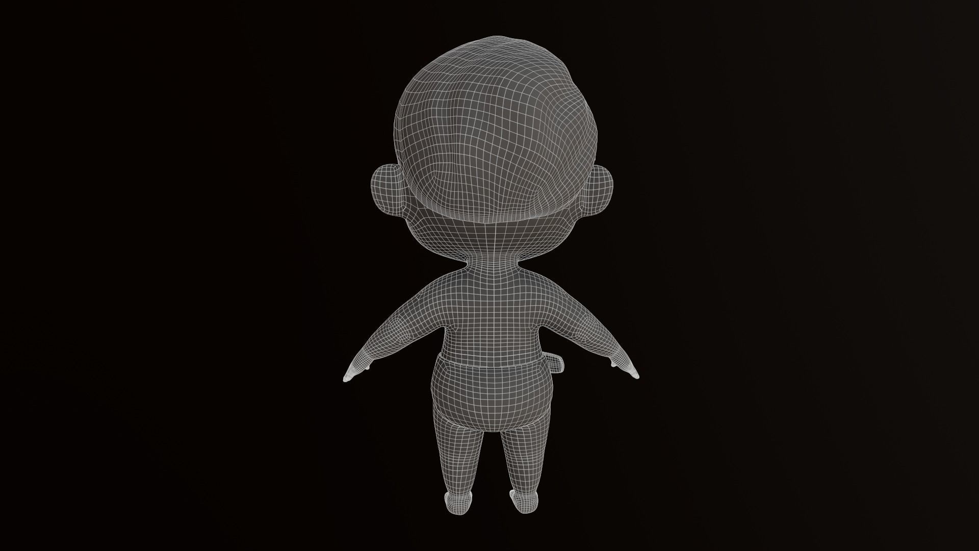  Cartoons - Character - Baby Boy - Rig - Animation - Dance 3D model_13