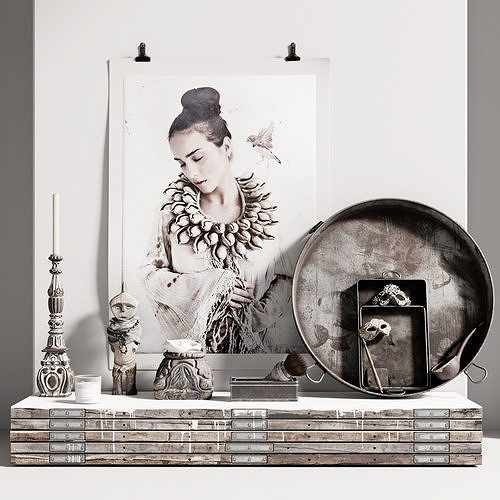 AVE Paulina Arcklin Decorative set 3D model