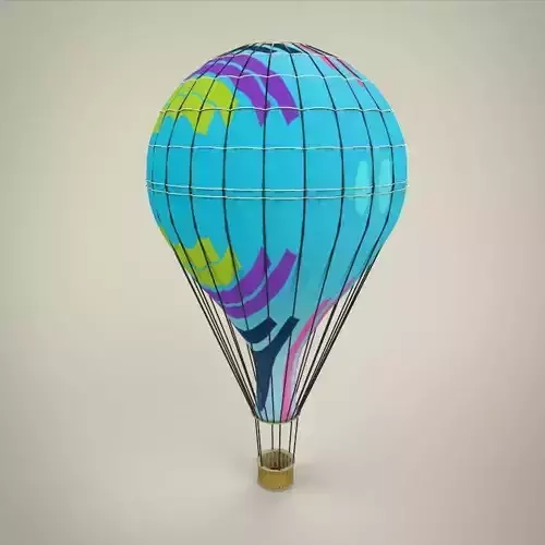 Hot Air Balloon 3D model
