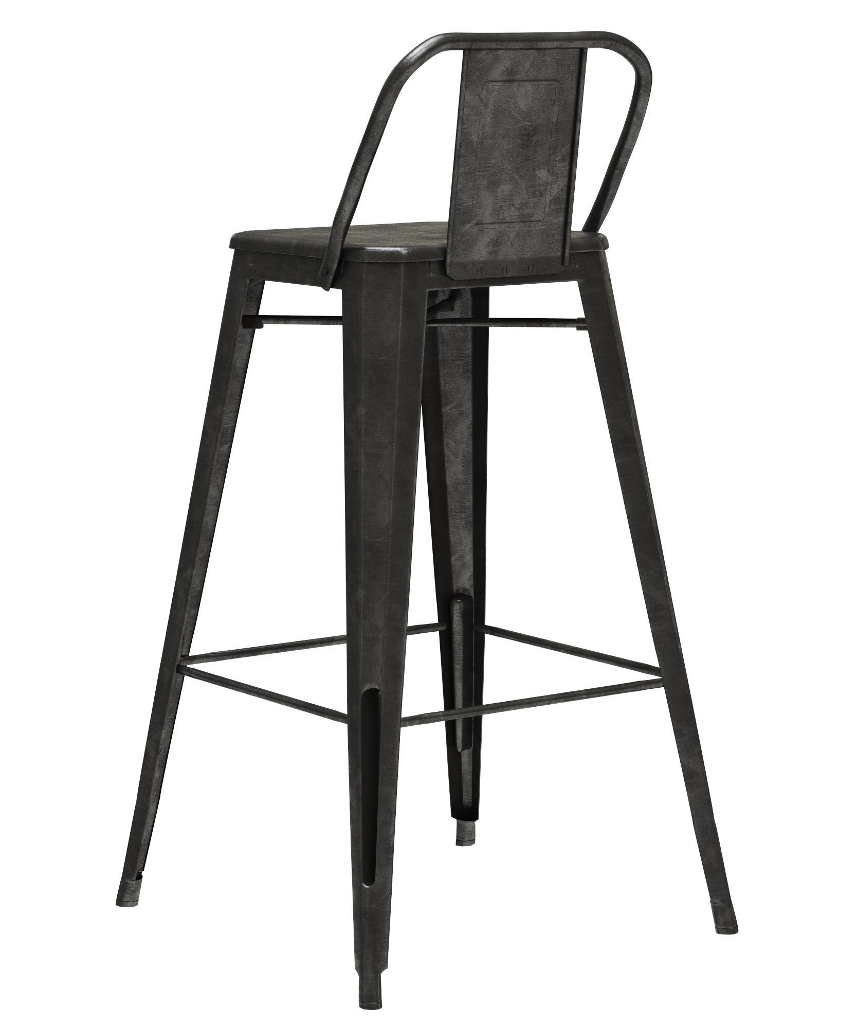 Deephouse TOLIX barstool 3D model_7