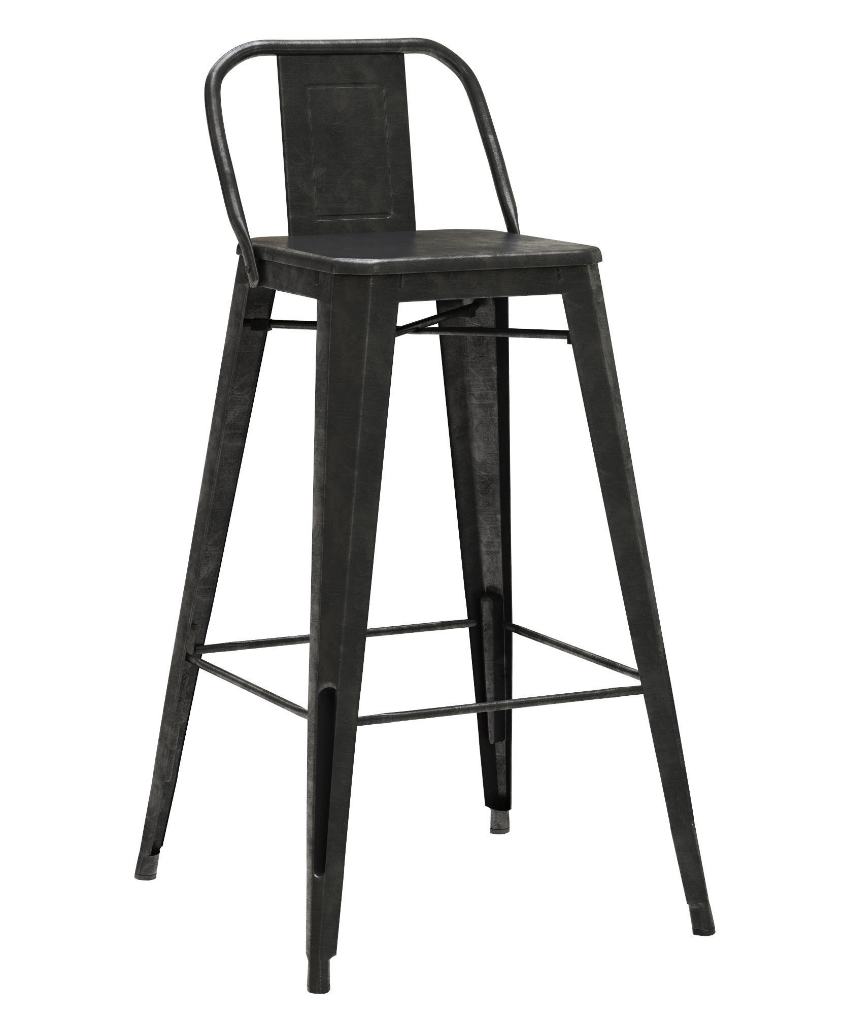 Deephouse TOLIX barstool 3D model_1