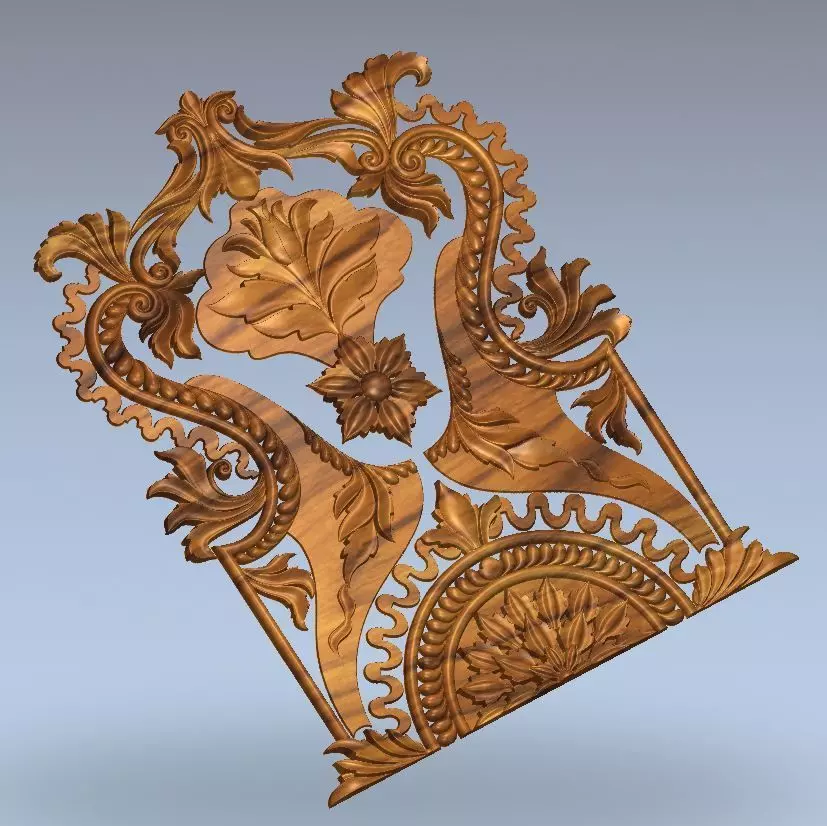 carving ornament 3D print model_0