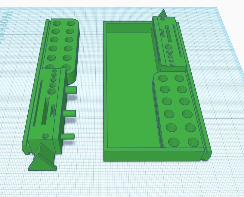 Easy fit Creality tool holder with nozzle rack Free 3D print model_8