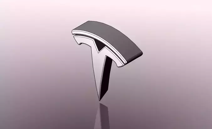 Tesla Logo 3D model