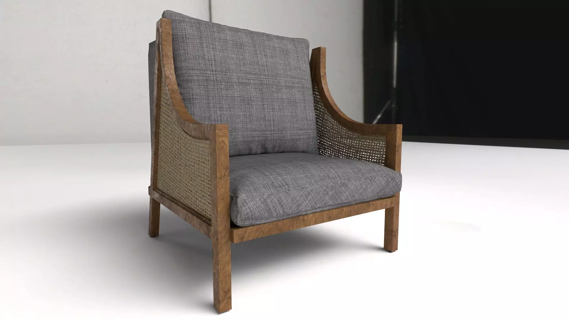 Havana Lounge Chair Elite Grey 3D model