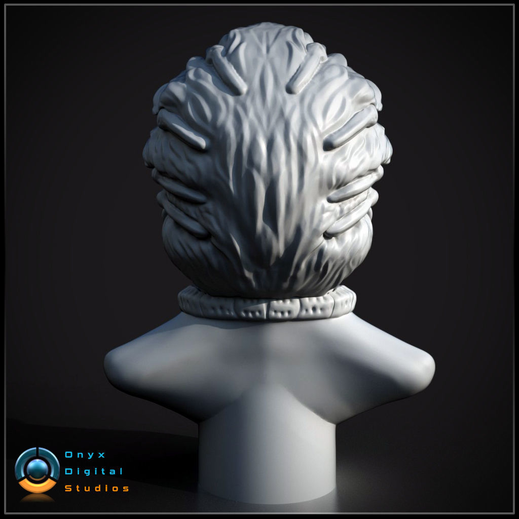 3D printable Face Hugger Bust 3D print model_3
