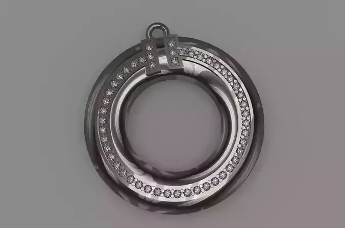 Pendant With Diamonds