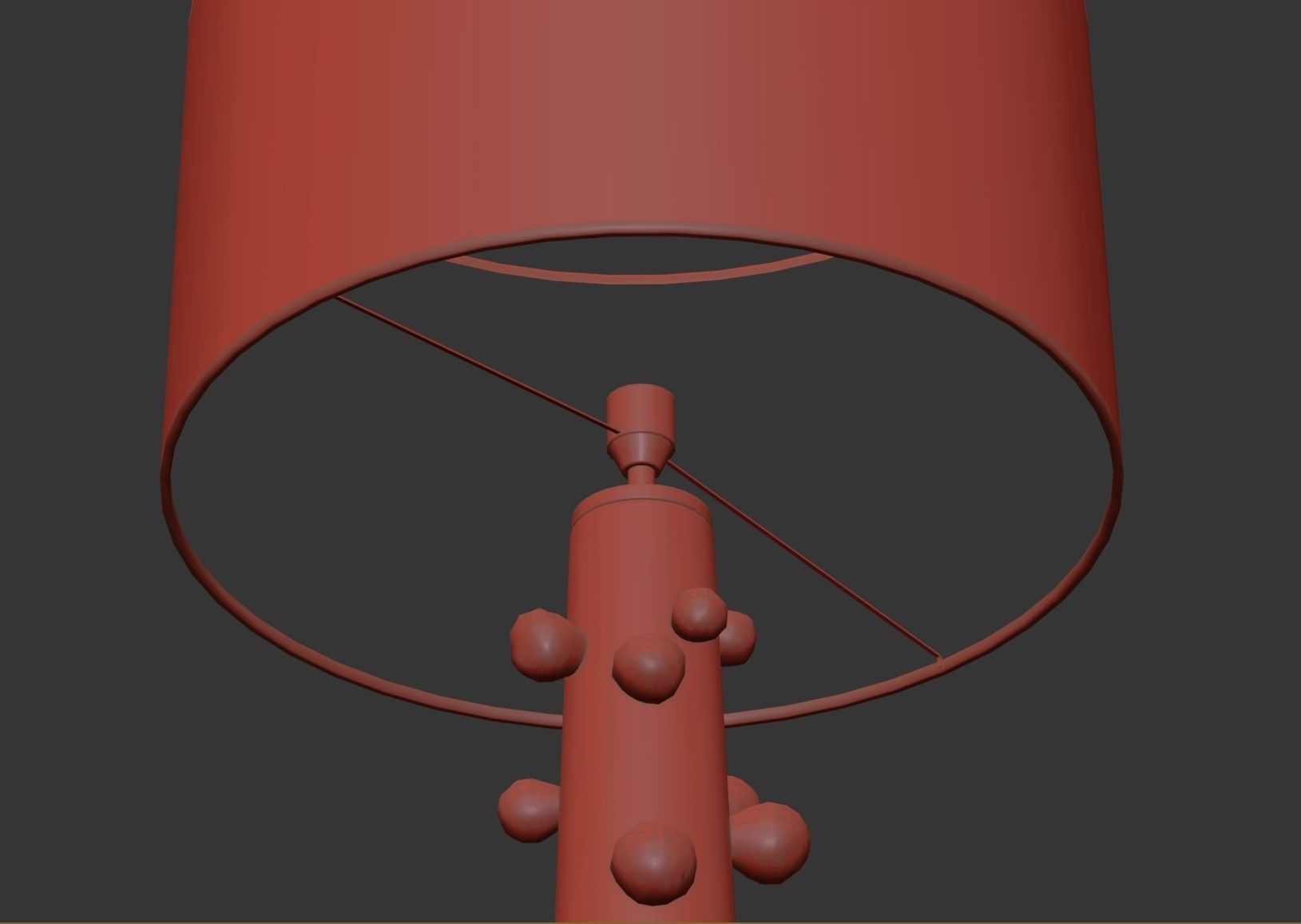 Bourgeon Lamp Low-poly 3D model_6