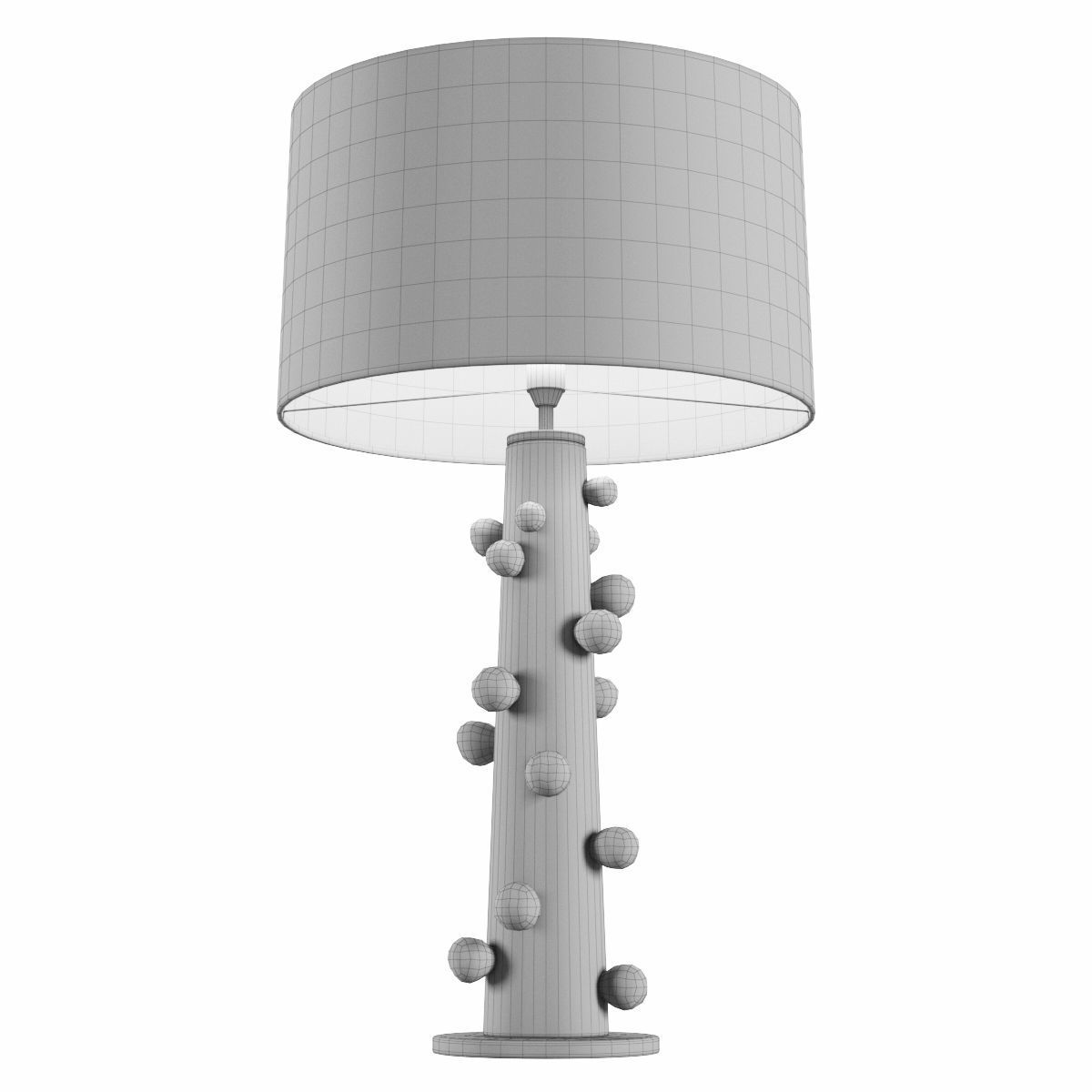 Bourgeon Lamp Low-poly 3D model_5