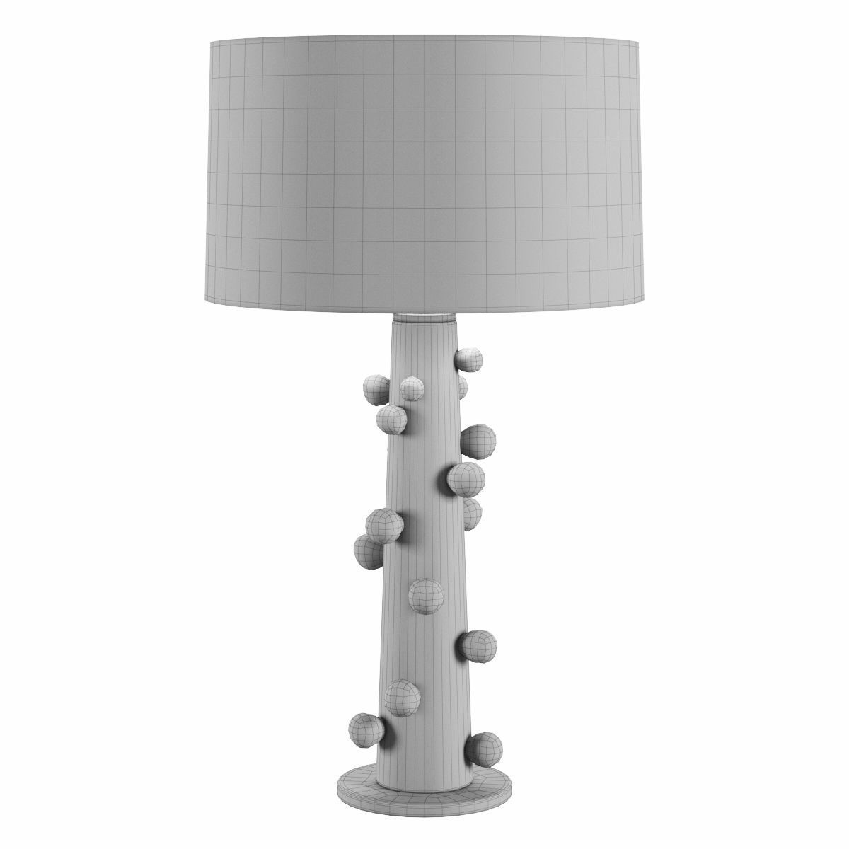 Bourgeon Lamp Low-poly 3D model_4