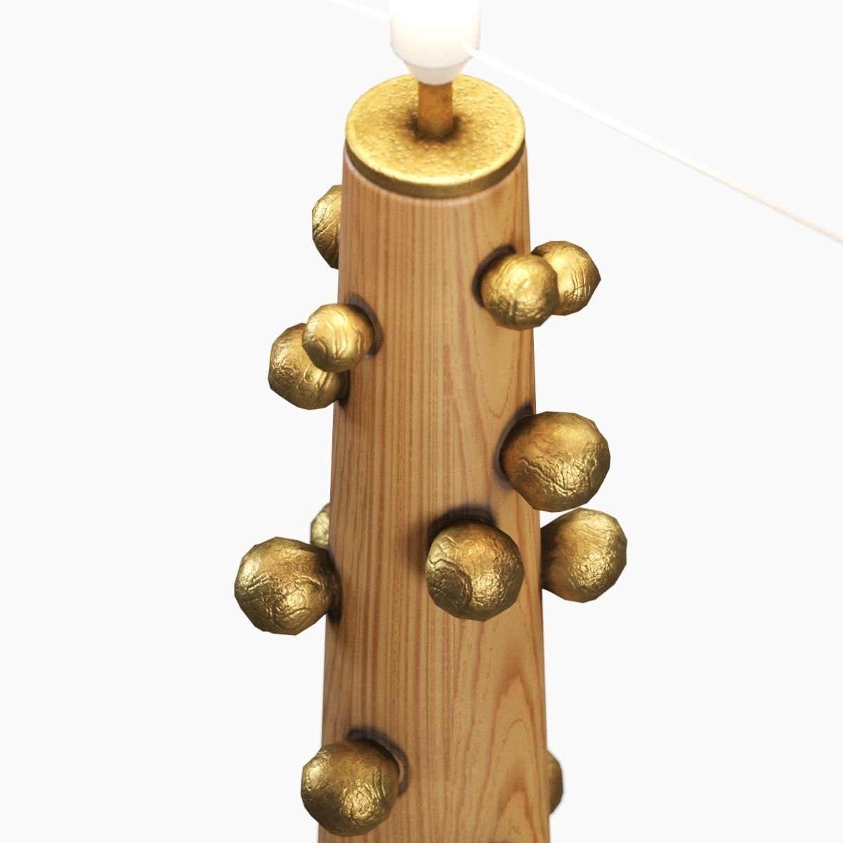 Bourgeon Lamp Low-poly 3D model_3