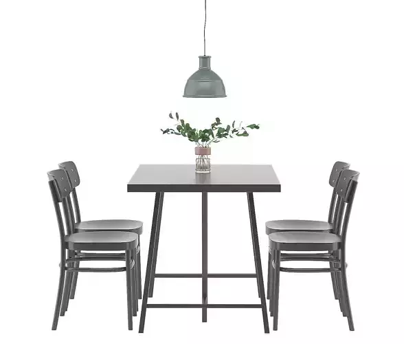 Dining Furnitures Set 30 Free 3D model