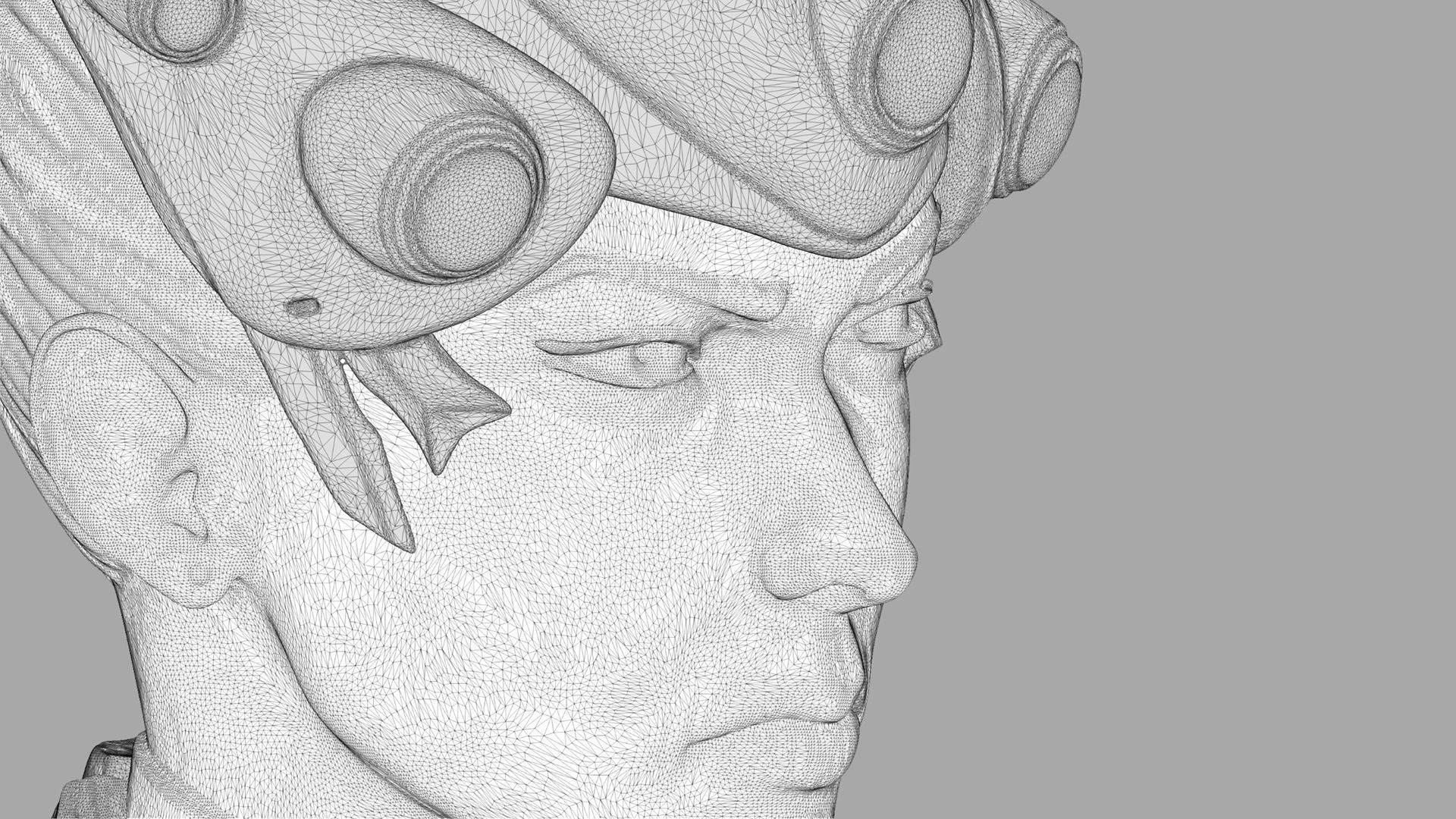 Widowmaker bust 3D print model_11