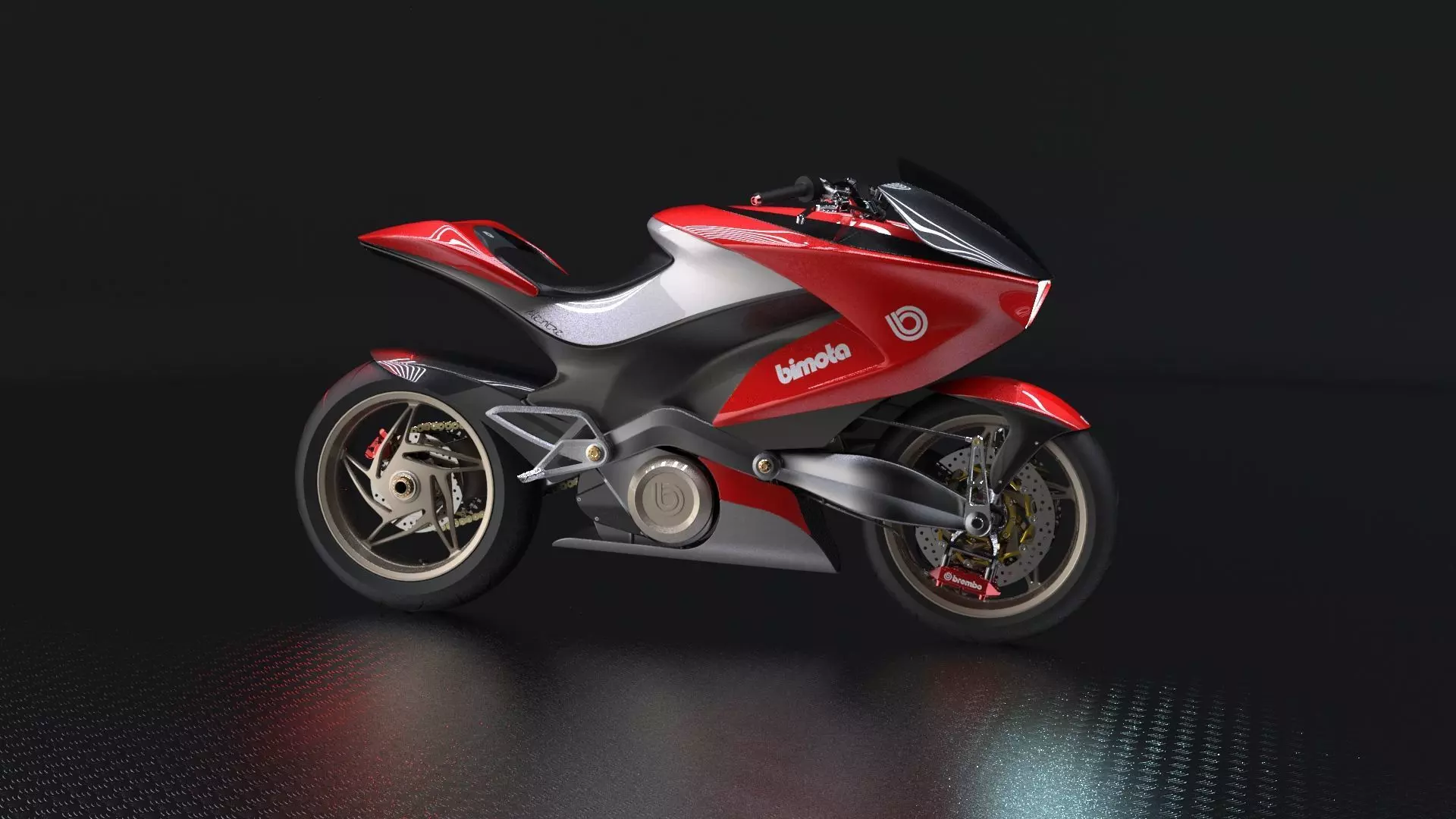 Bimota Mantra electric motorcycle concept 3D model