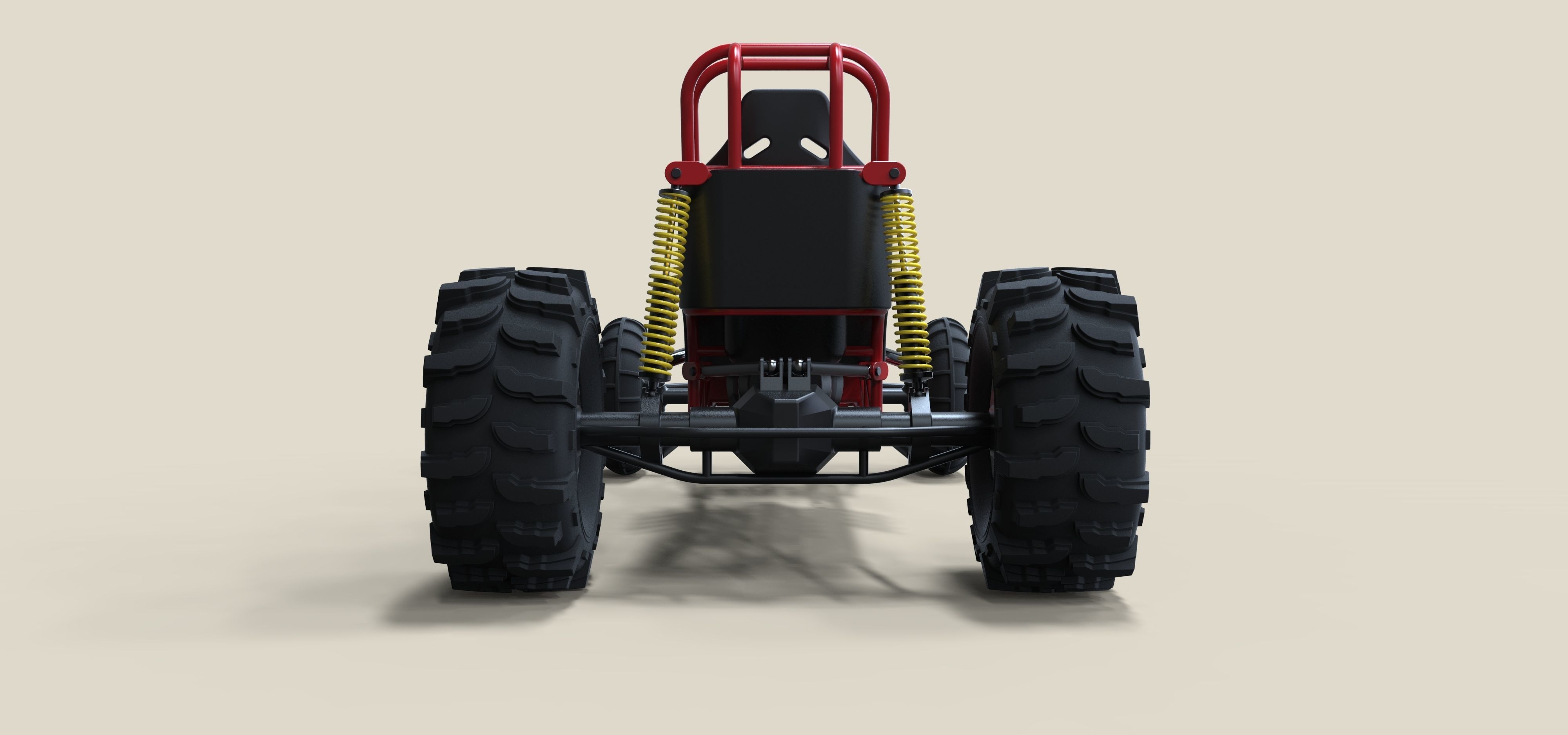 Mud dragster 3D model_13