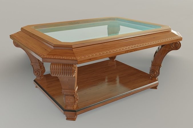 coffee table 3D model 3D model