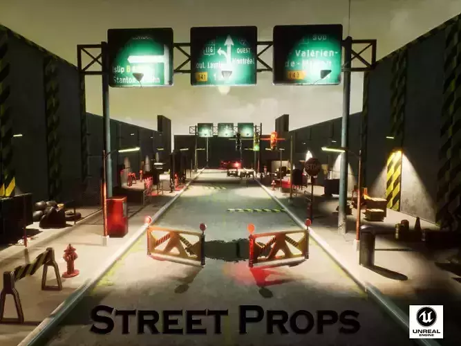 Street Props for Unreal