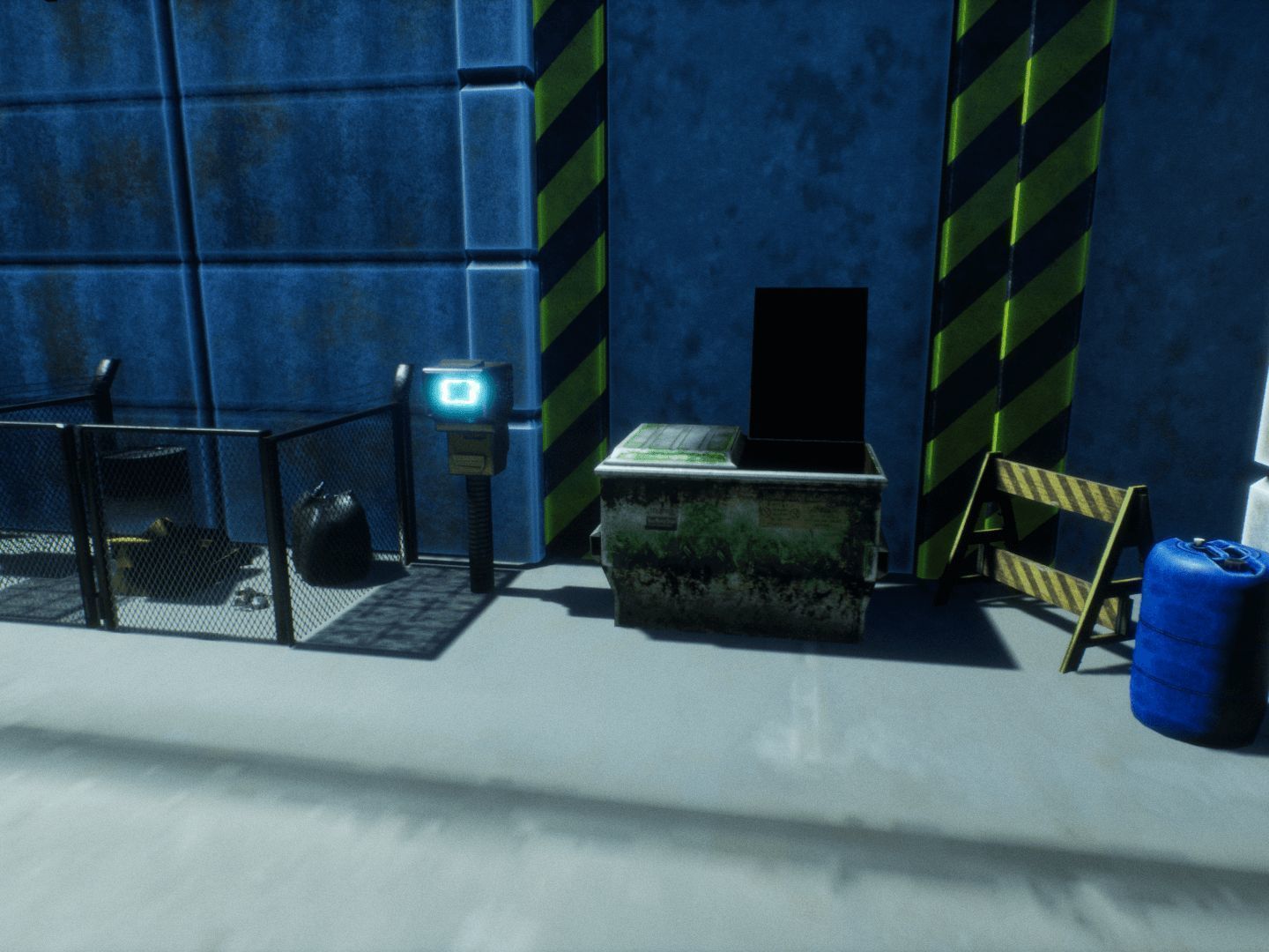 Street Props for Unreal Low-poly 3D model_22