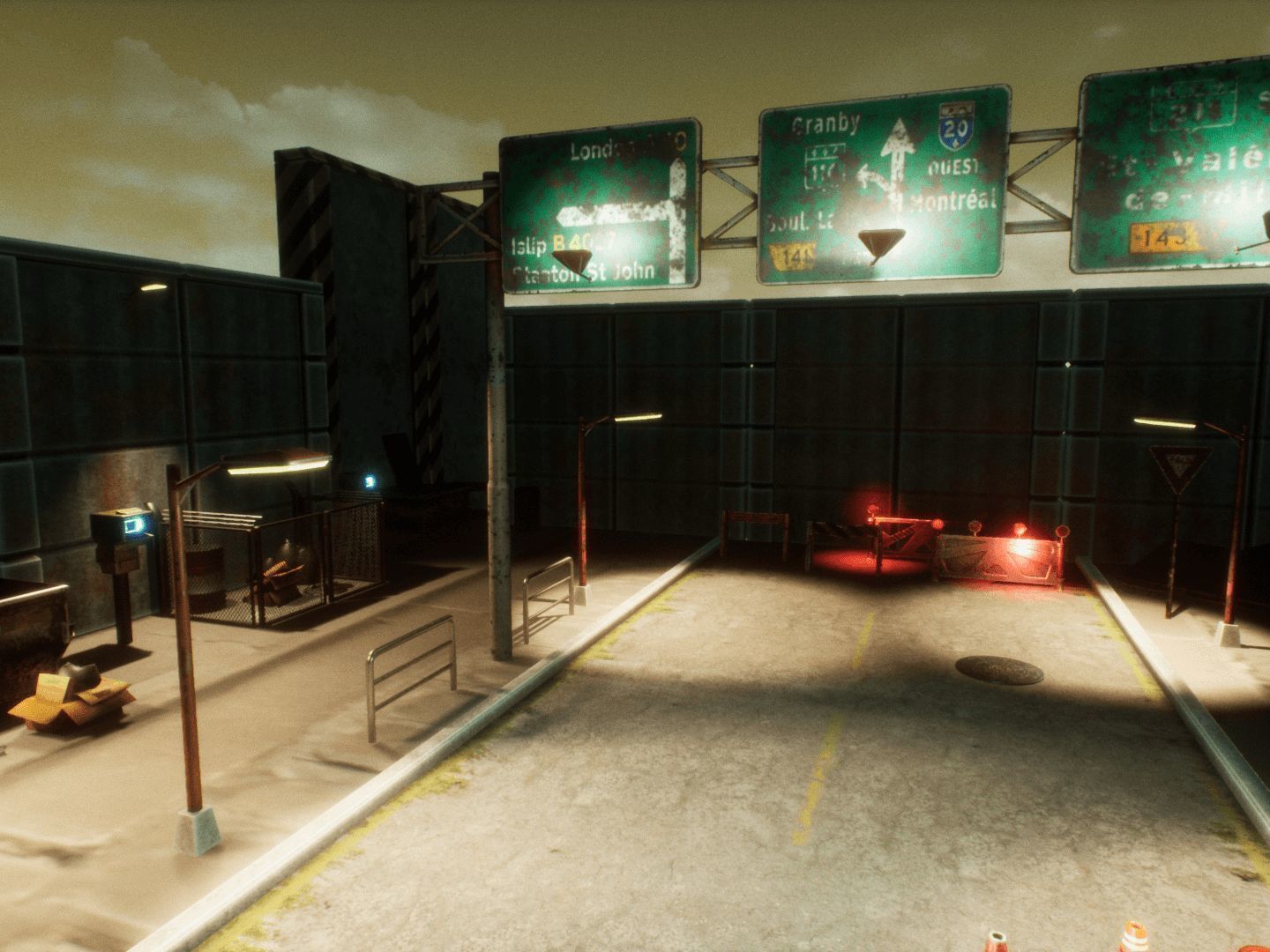 Street Props for Unreal Low-poly 3D model_17