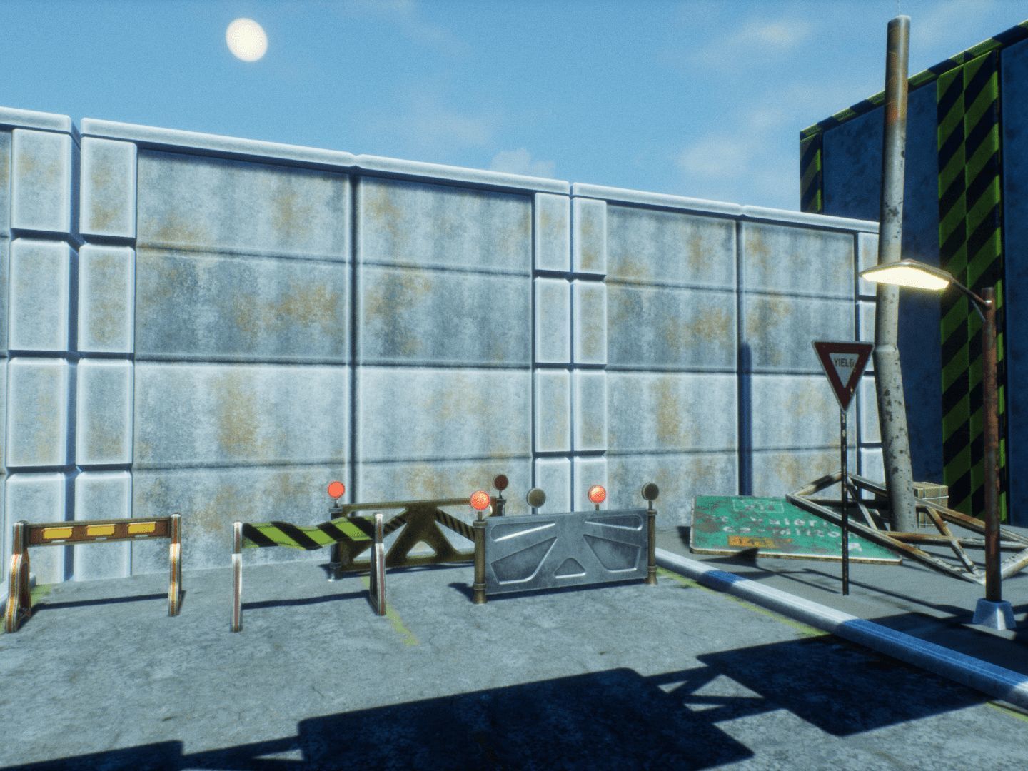 Street Props for Unreal Low-poly 3D model_15