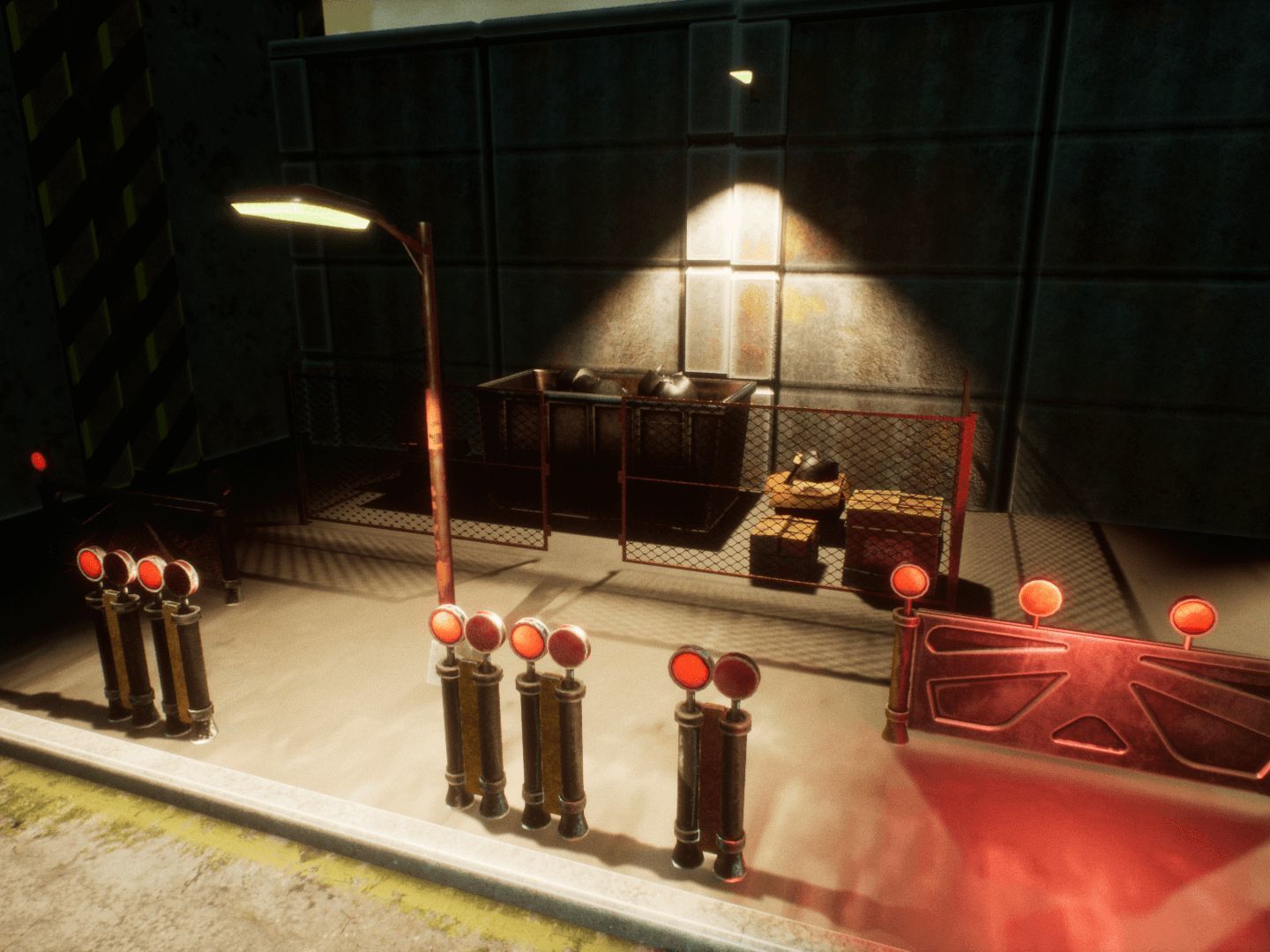 Street Props for Unreal Low-poly 3D model_19