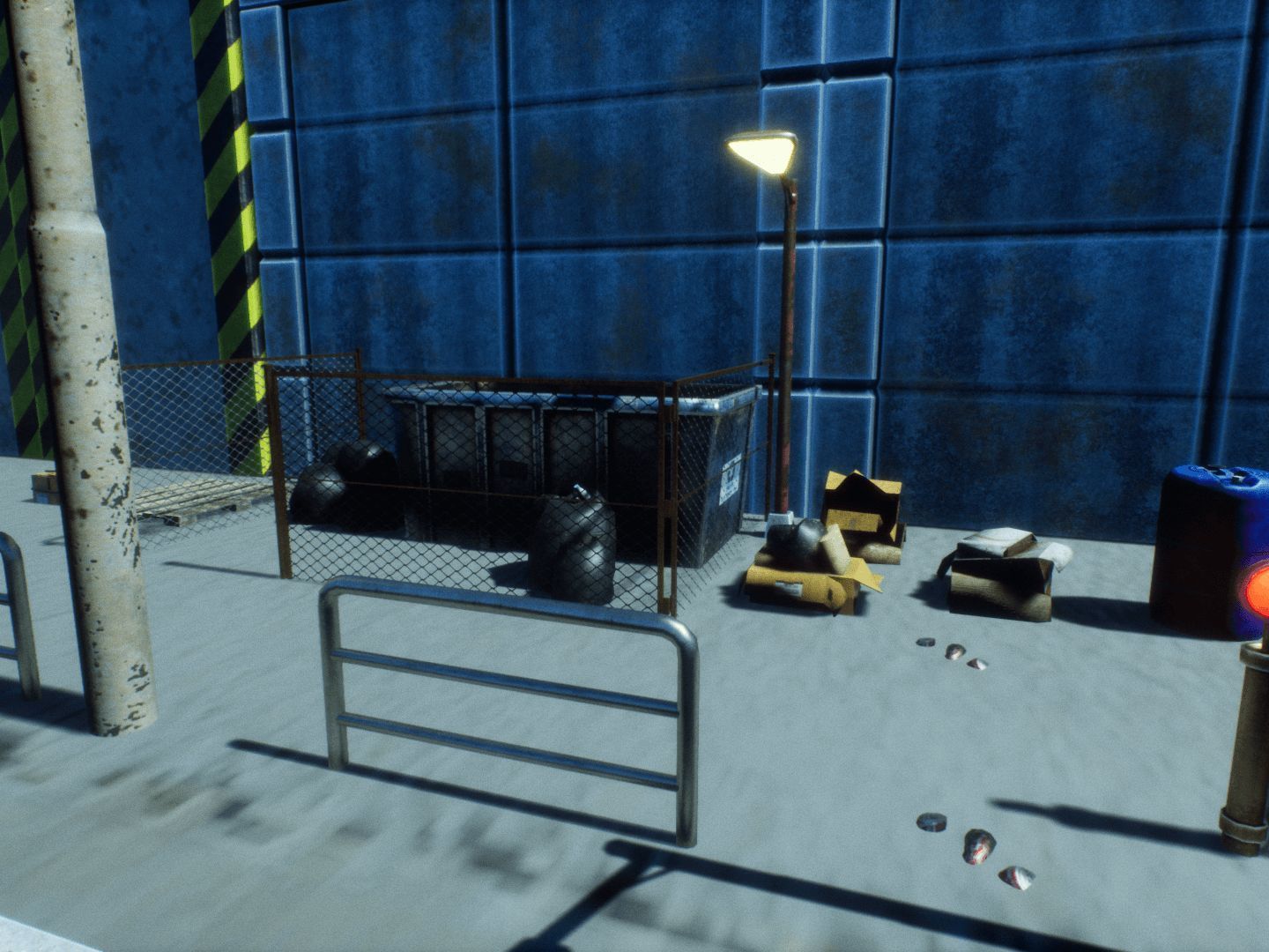 Street Props for Unreal Low-poly 3D model_21