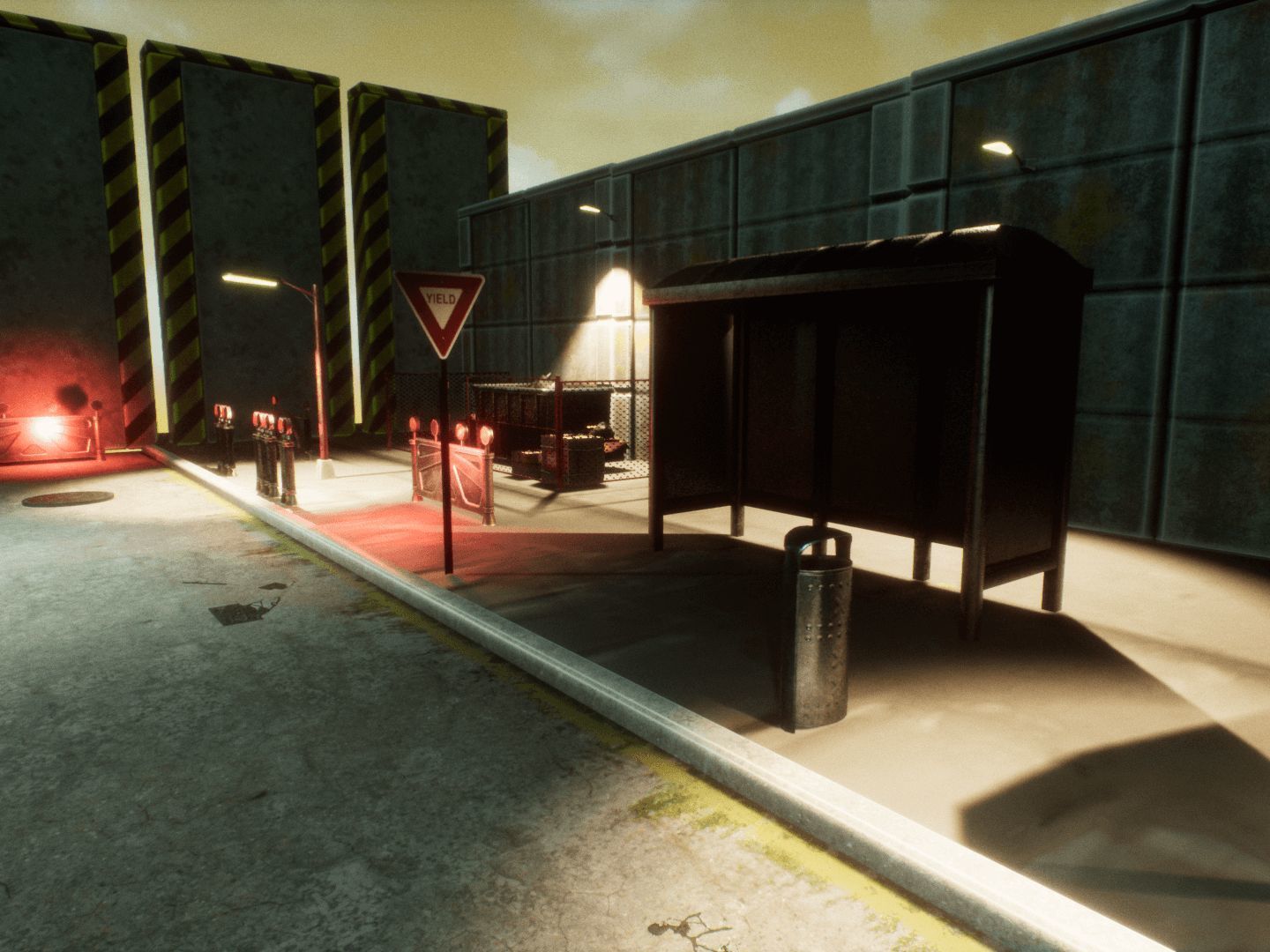 Street Props for Unreal Low-poly 3D model_16