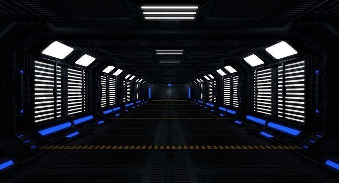 Sci Fi Corridor 3D model