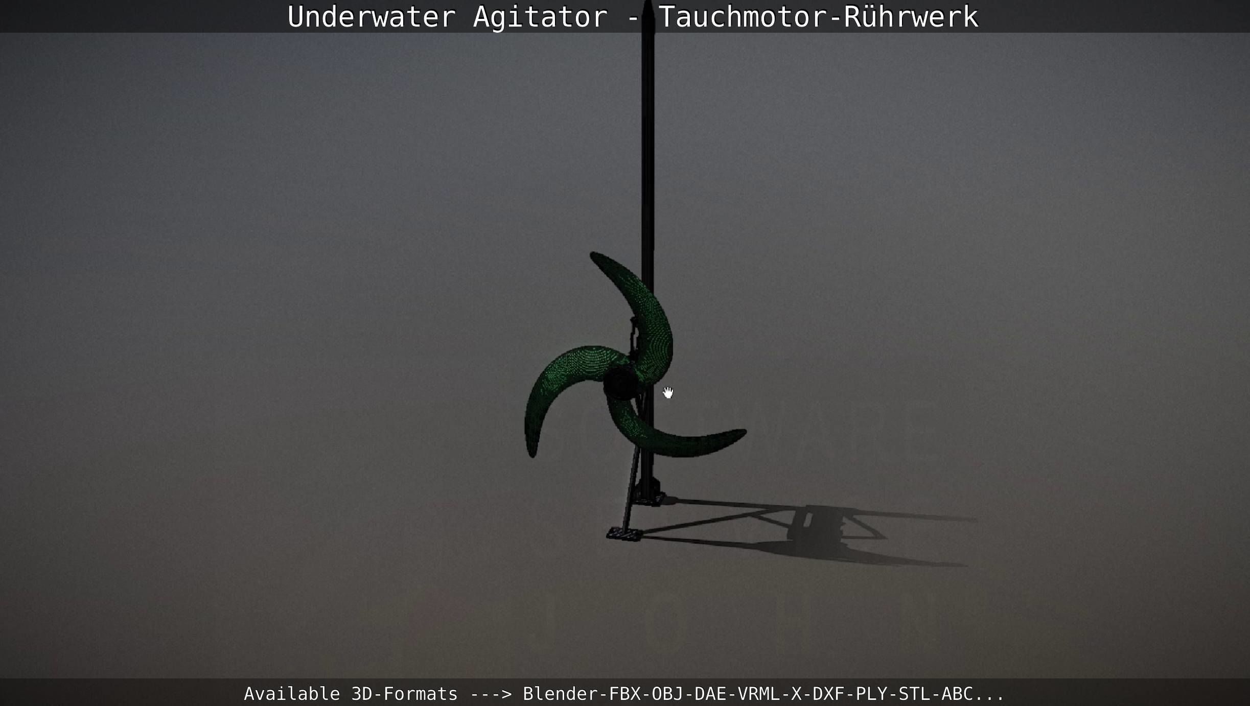 Underwater Agitator - Tauchmotor-Ruehrwerk 1 High-Poly Version 3D model_108