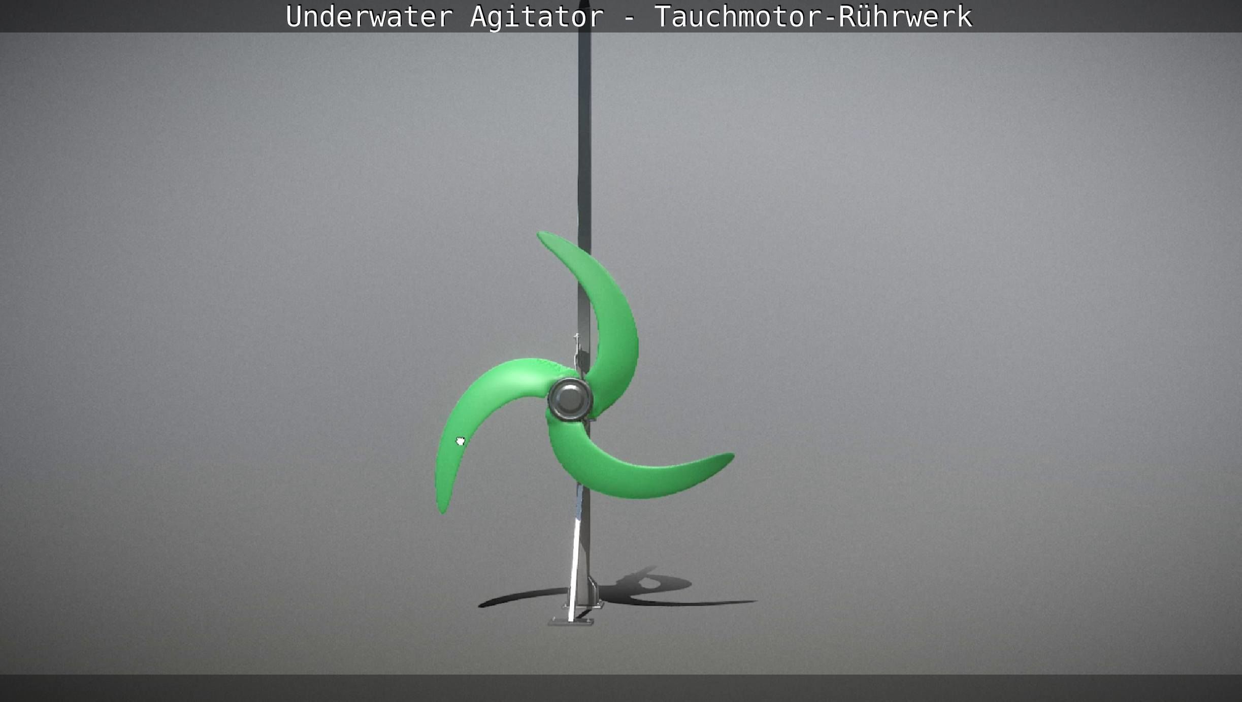 Underwater Agitator - Tauchmotor-Ruehrwerk 1 High-Poly Version 3D model_3