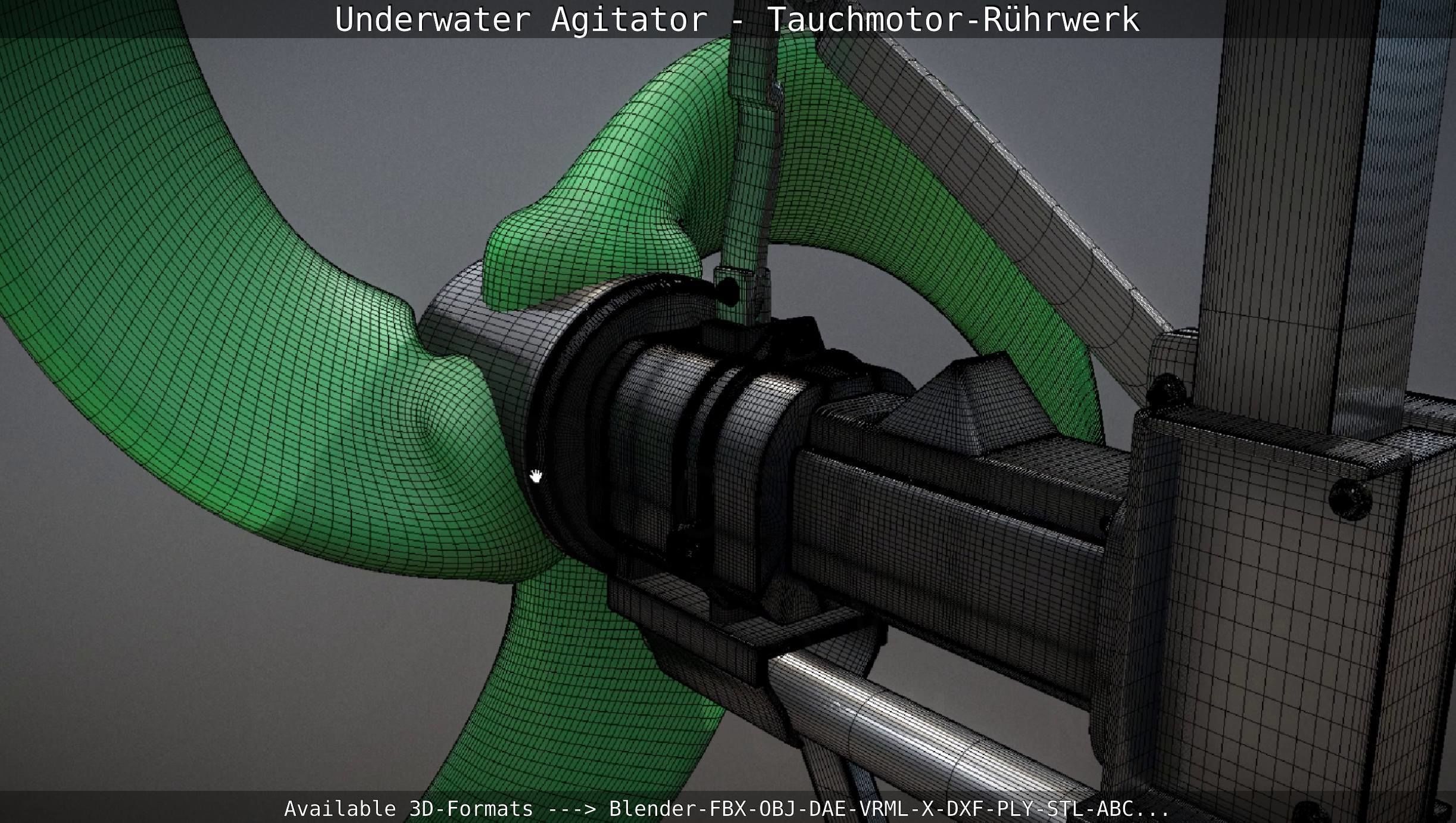 Underwater Agitator - Tauchmotor-Ruehrwerk 1 High-Poly Version 3D model_114