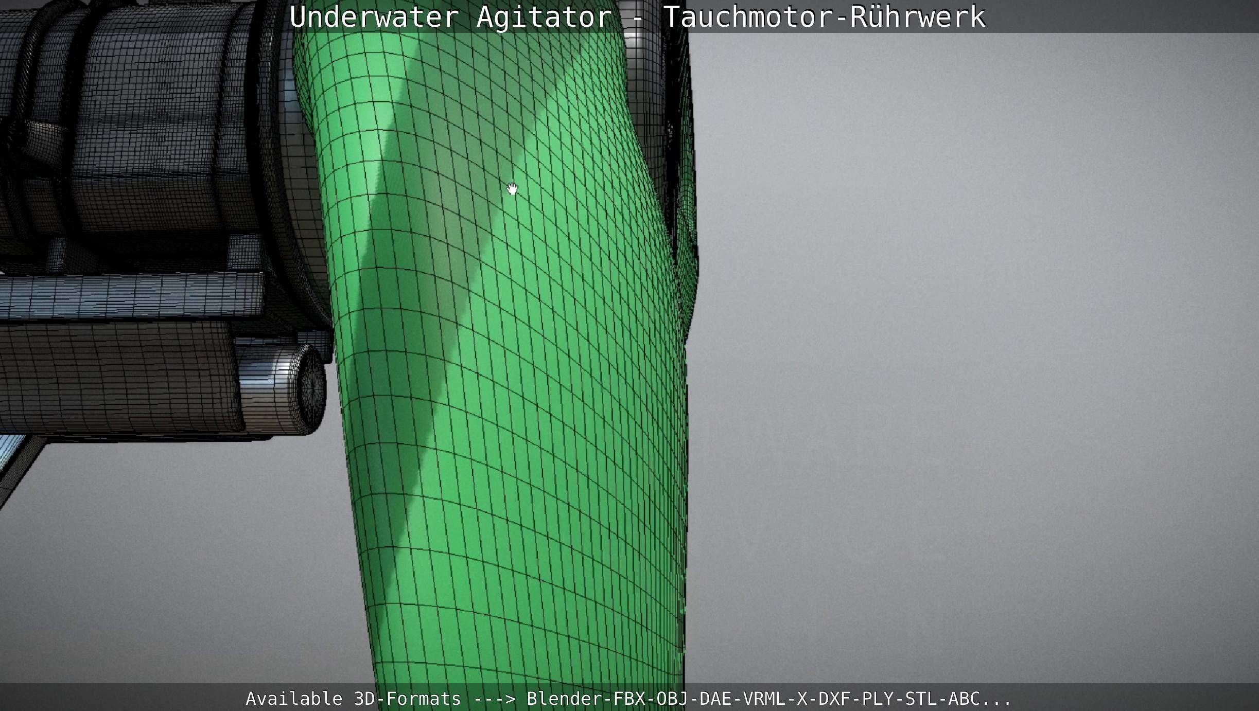 Underwater Agitator - Tauchmotor-Ruehrwerk 1 High-Poly Version 3D model_123