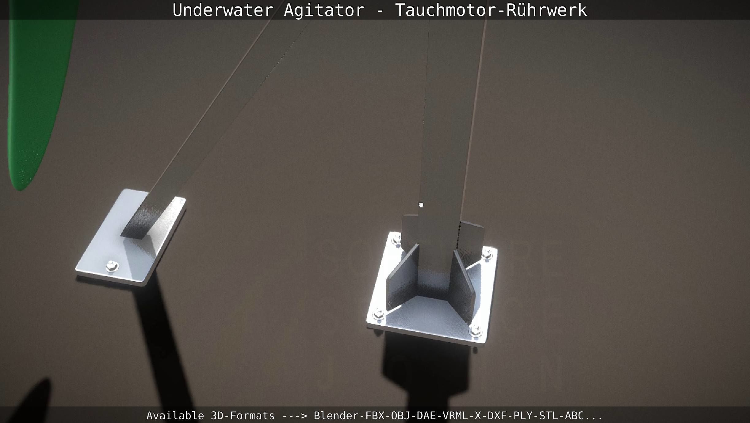 Underwater Agitator - Tauchmotor-Ruehrwerk 1 High-Poly Version 3D model_62