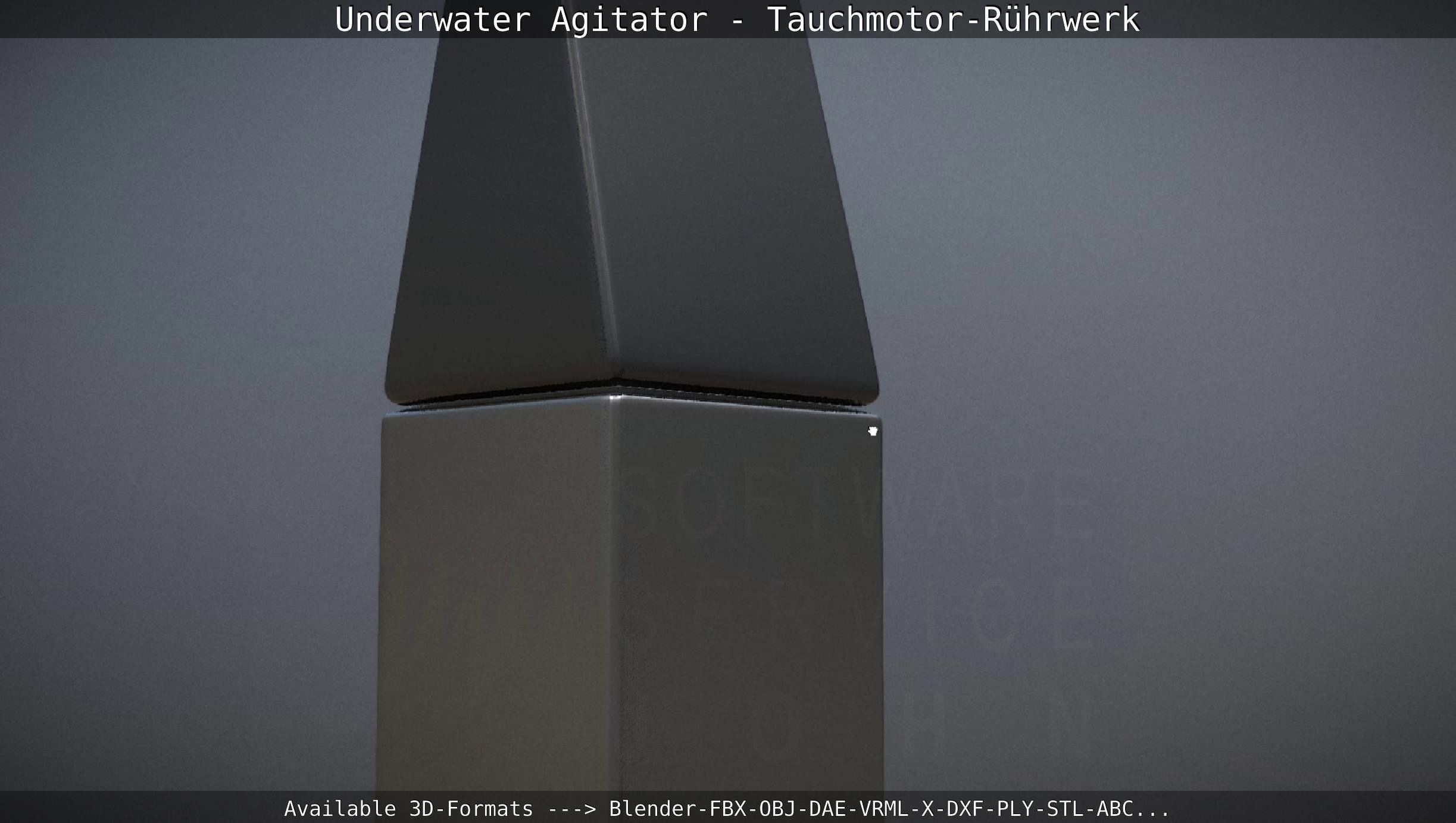 Underwater Agitator - Tauchmotor-Ruehrwerk 1 High-Poly Version 3D model_113