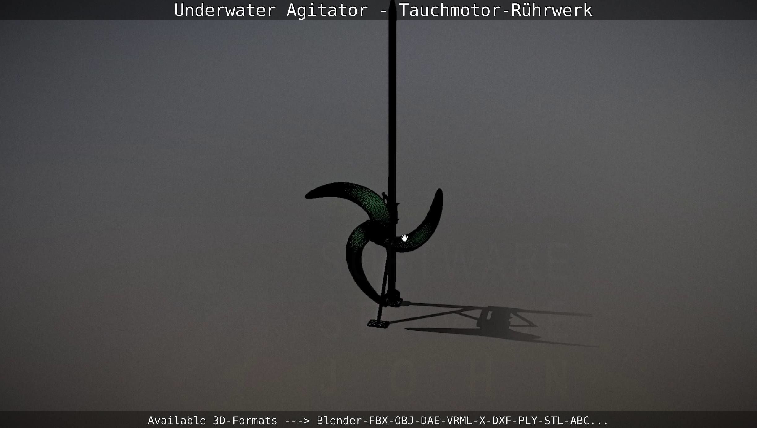 Underwater Agitator - Tauchmotor-Ruehrwerk 1 High-Poly Version 3D model_111