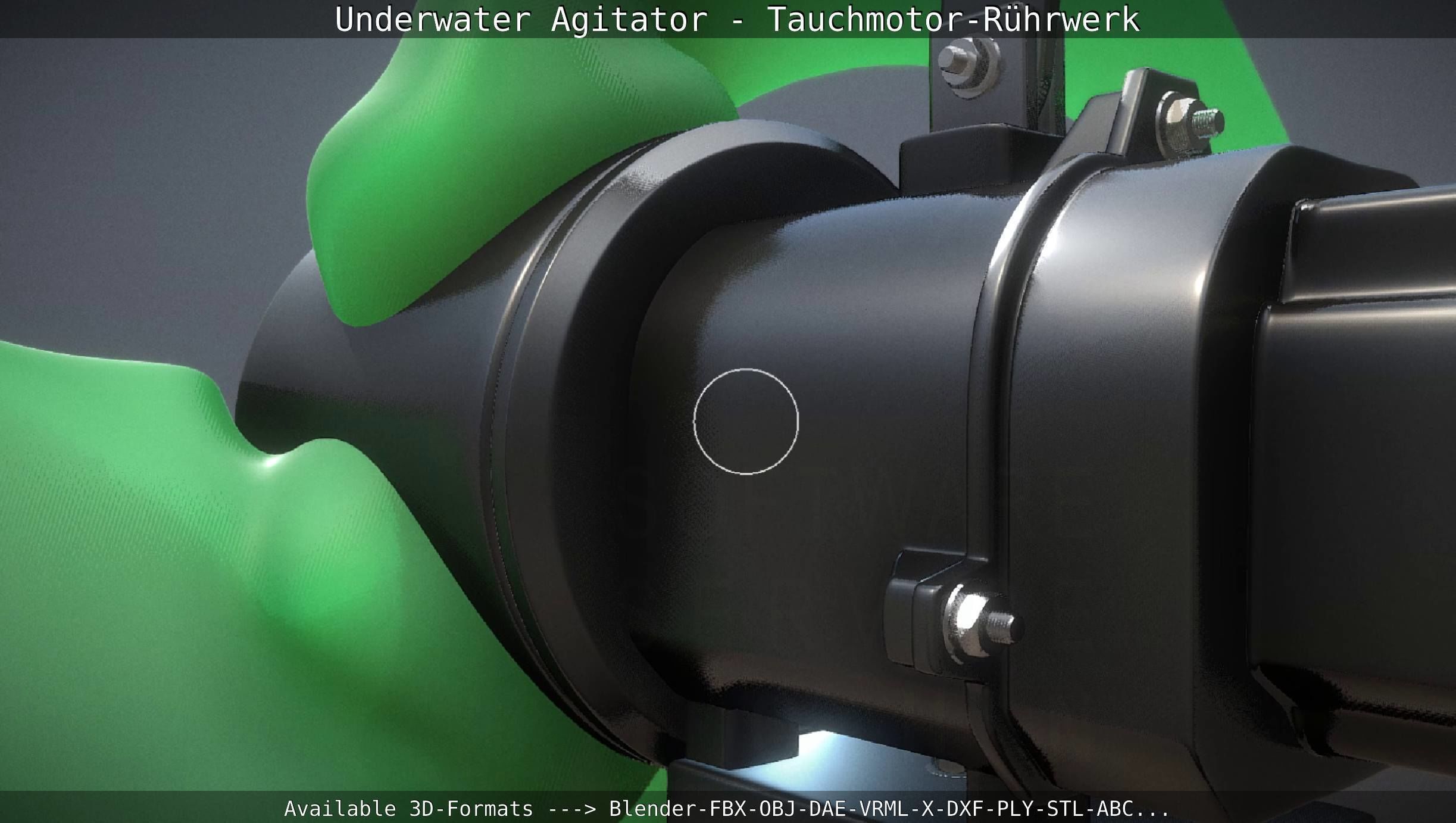 Underwater Agitator - Tauchmotor-Ruehrwerk 1 High-Poly Version 3D model_13