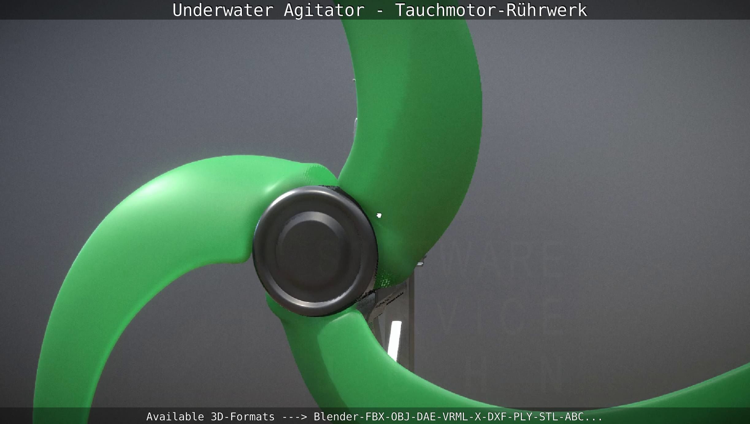 Underwater Agitator - Tauchmotor-Ruehrwerk 1 High-Poly Version 3D model_105