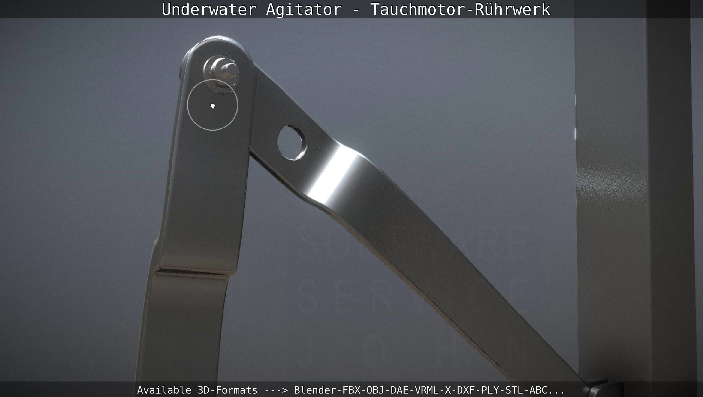 Underwater Agitator - Tauchmotor-Ruehrwerk 1 High-Poly Version 3D model_128