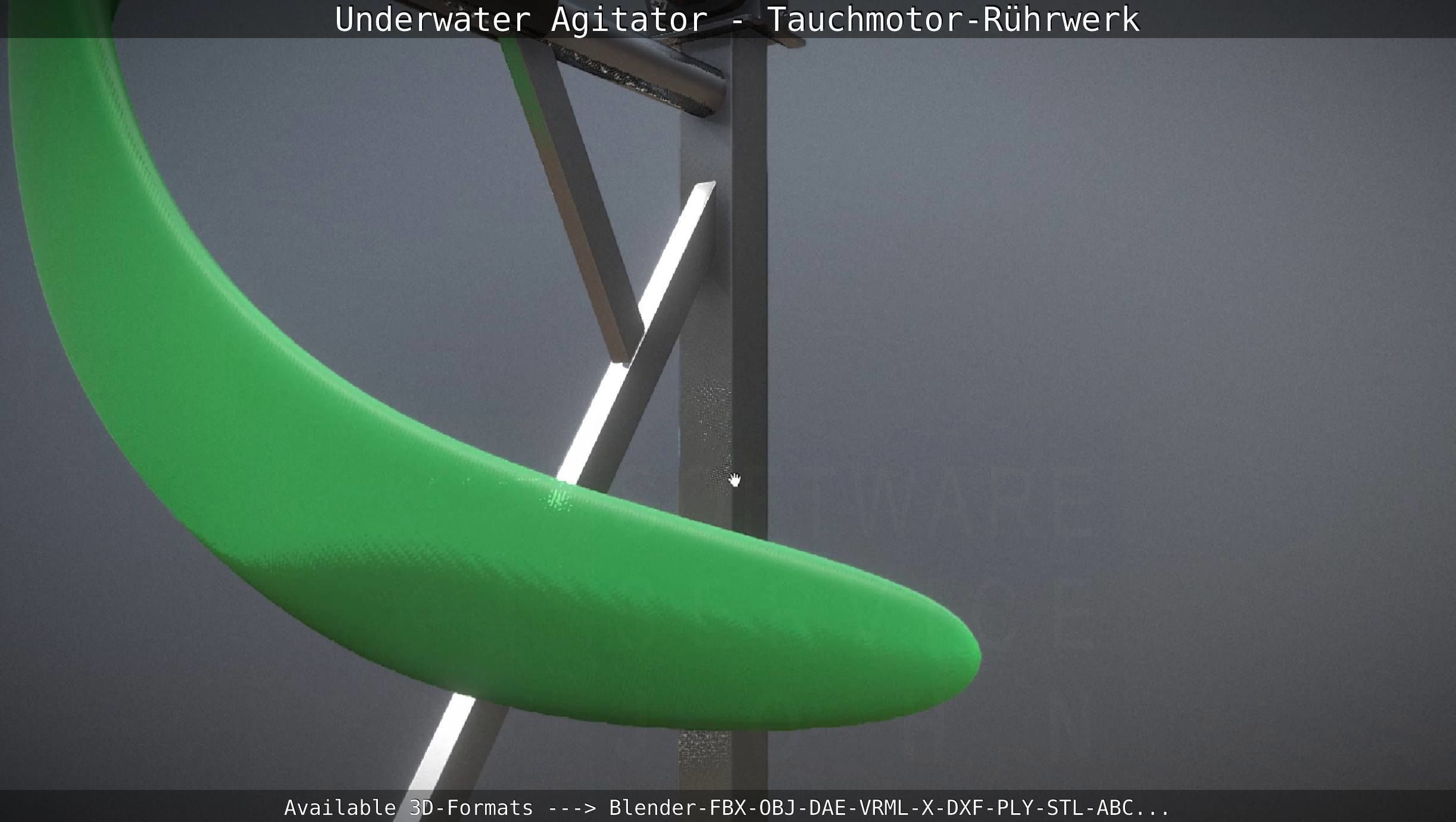 Underwater Agitator - Tauchmotor-Ruehrwerk 1 High-Poly Version 3D model_106